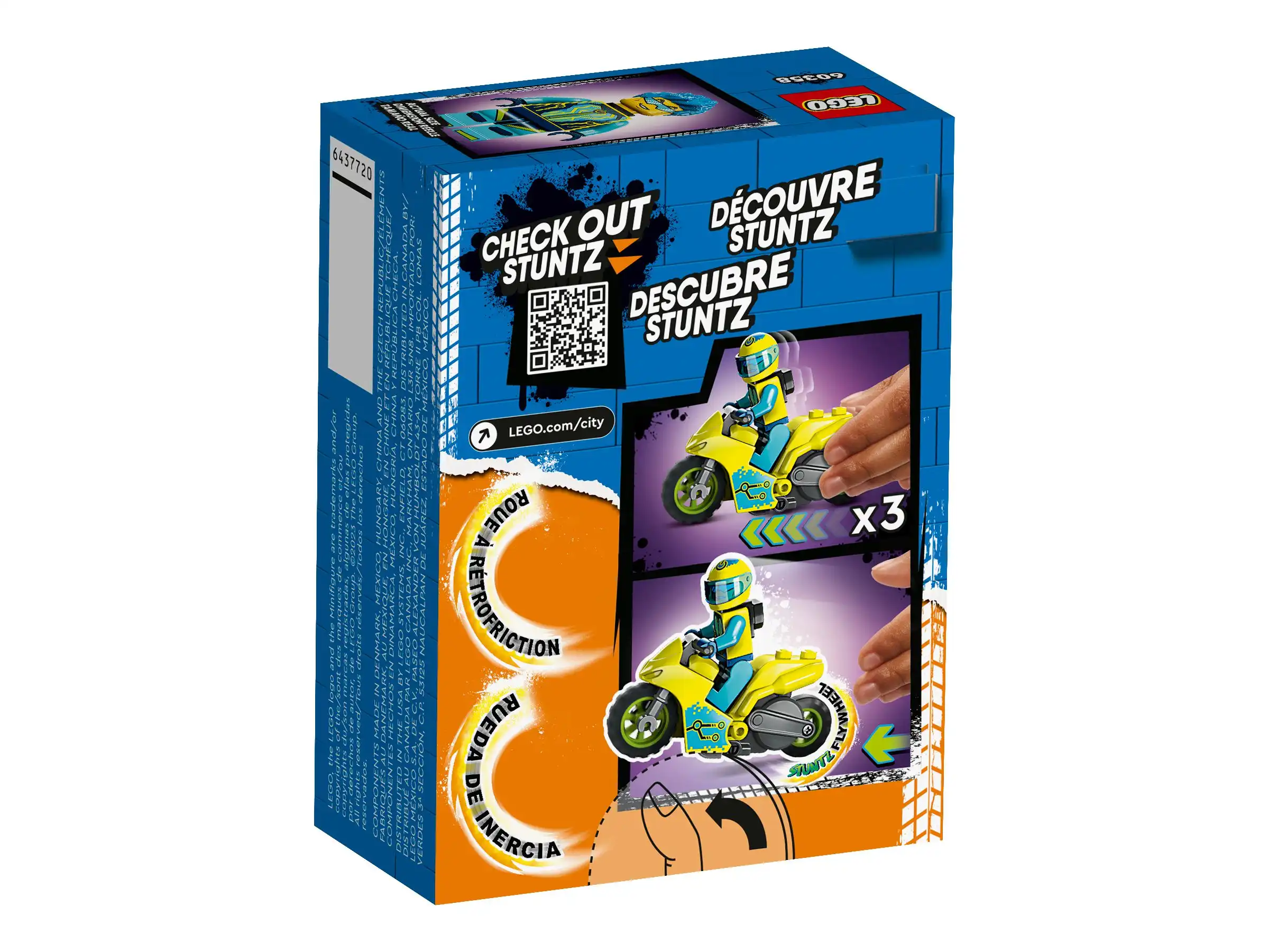 Zdjecie zestawu LEGO 60358 City Cybermotocykl kaskaderski 2