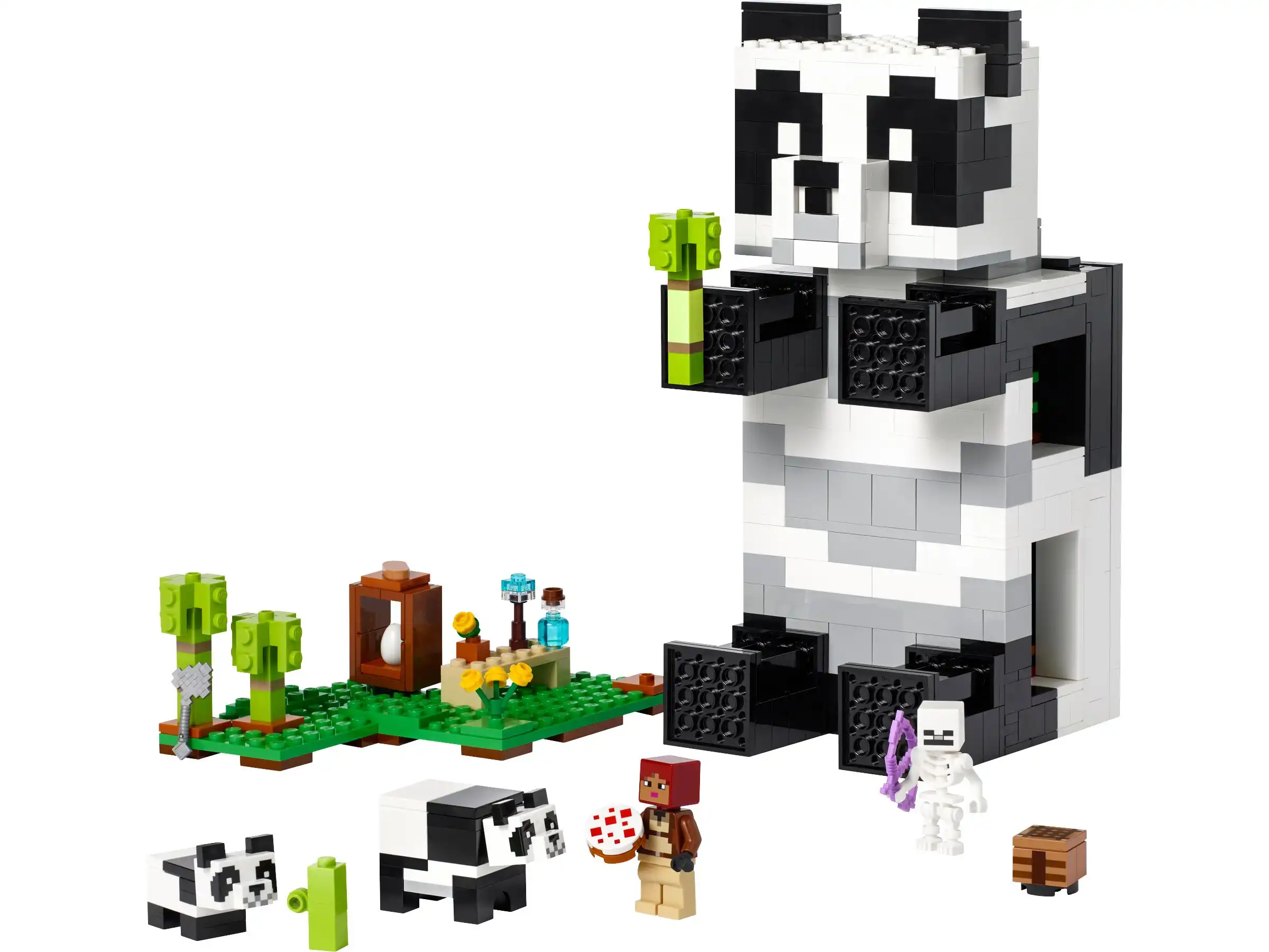 Zdjecie zestawu LEGO 21245 Minecraft Rezerwat pandy 1