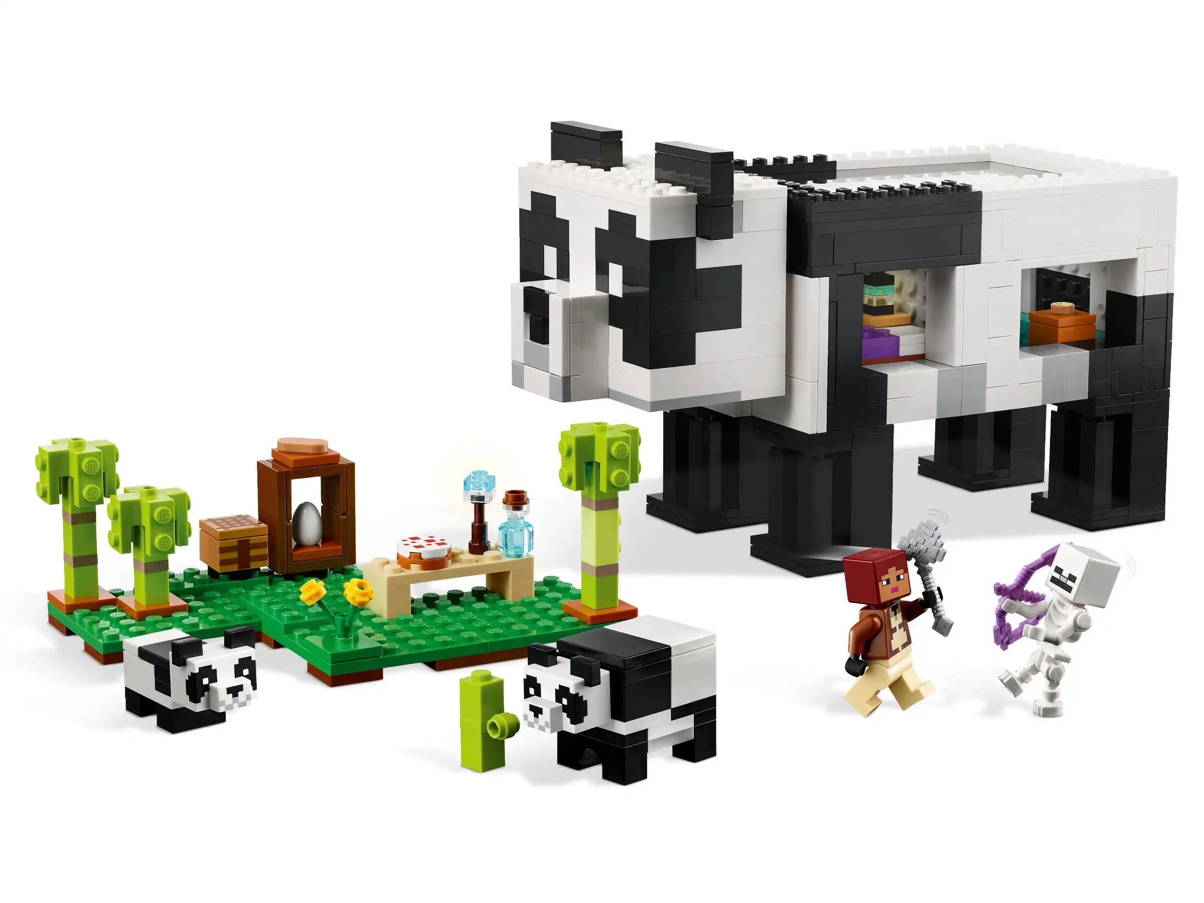 Zdjecie zestawu LEGO 21245 Minecraft Rezerwat pandy 3