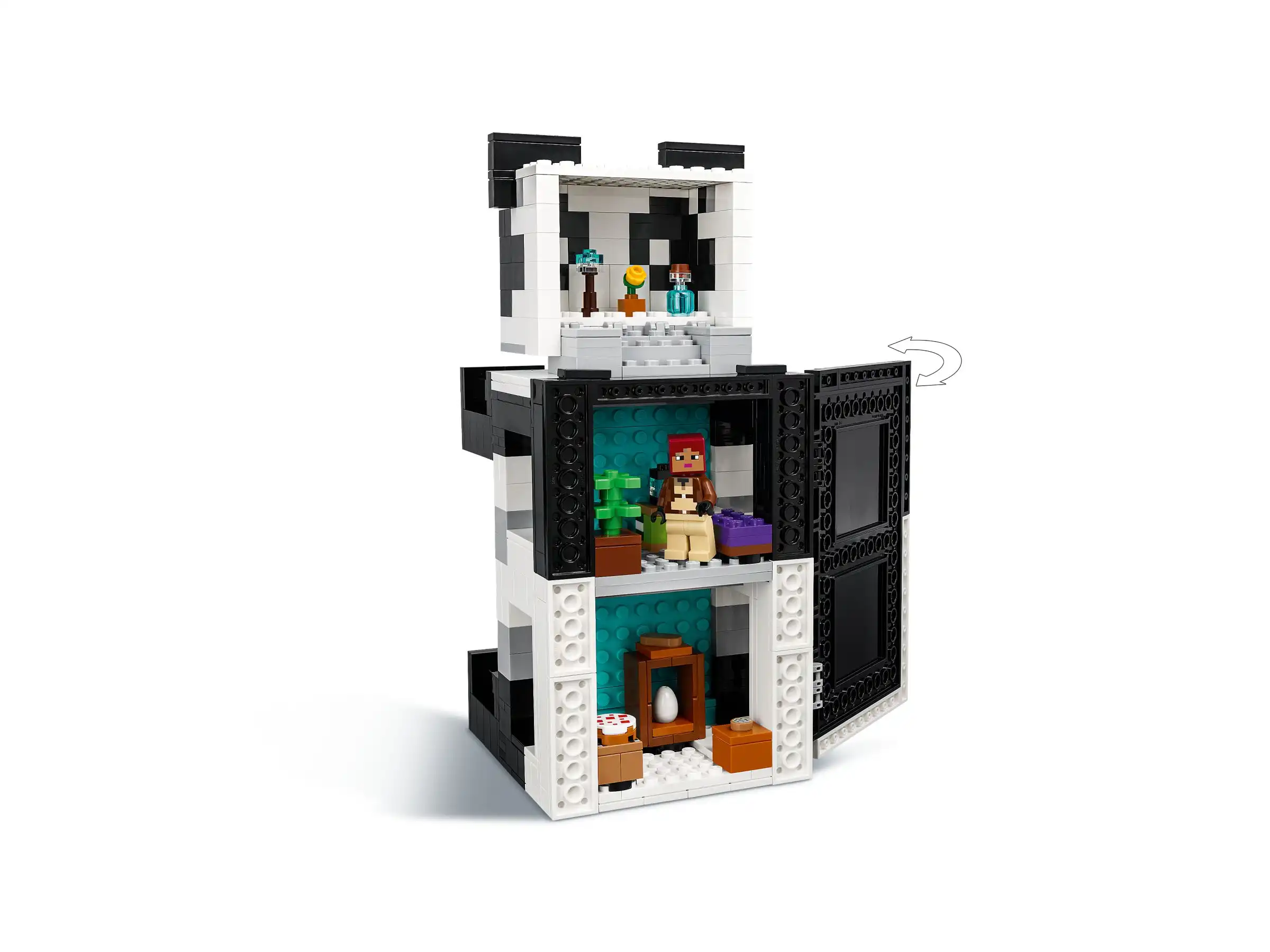 Zdjecie zestawu LEGO 21245 Minecraft Rezerwat pandy 4
