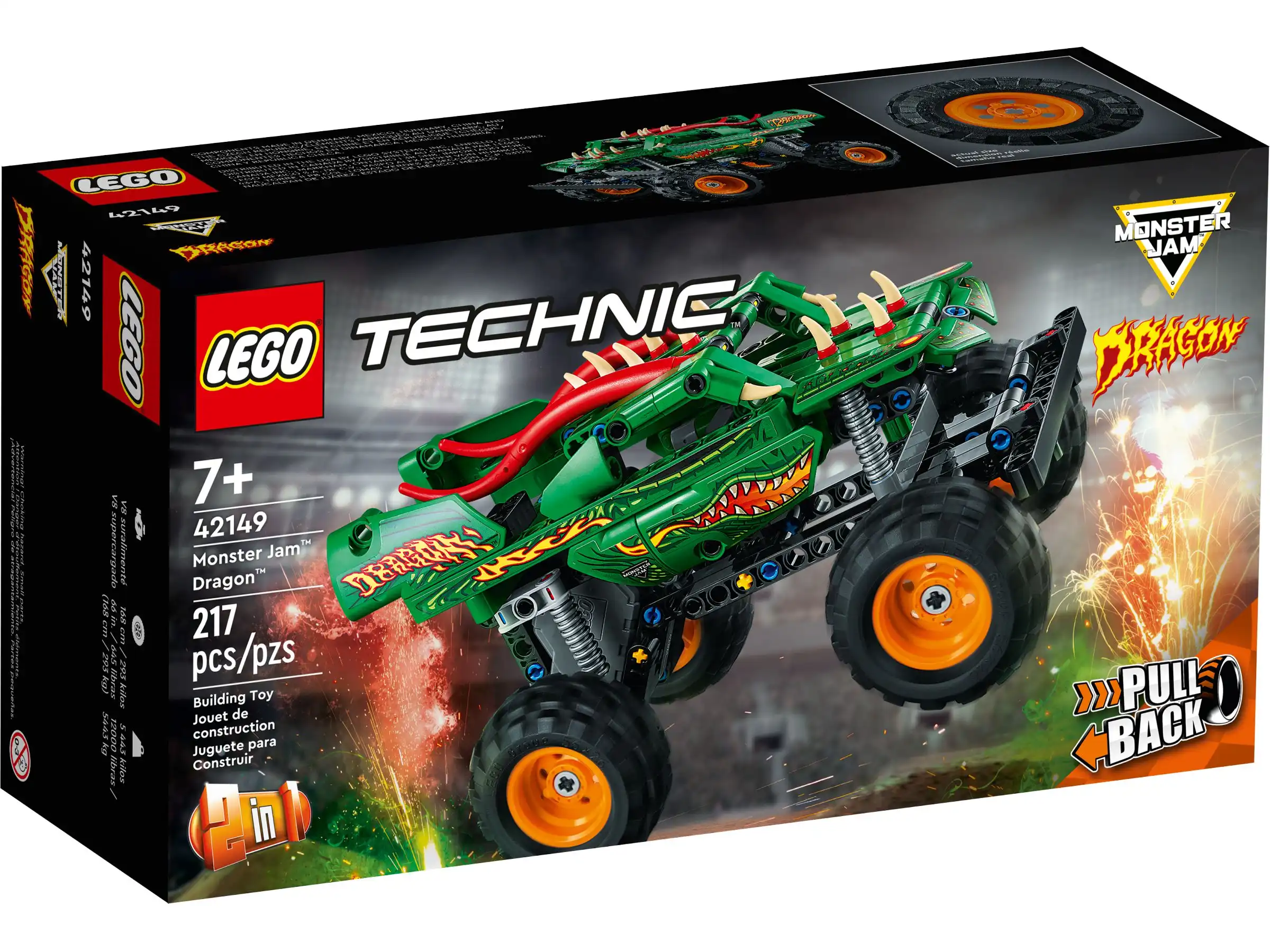 Zdjecie zestawu LEGO 42149 Technic Monster Jam™ Dragon™ 1