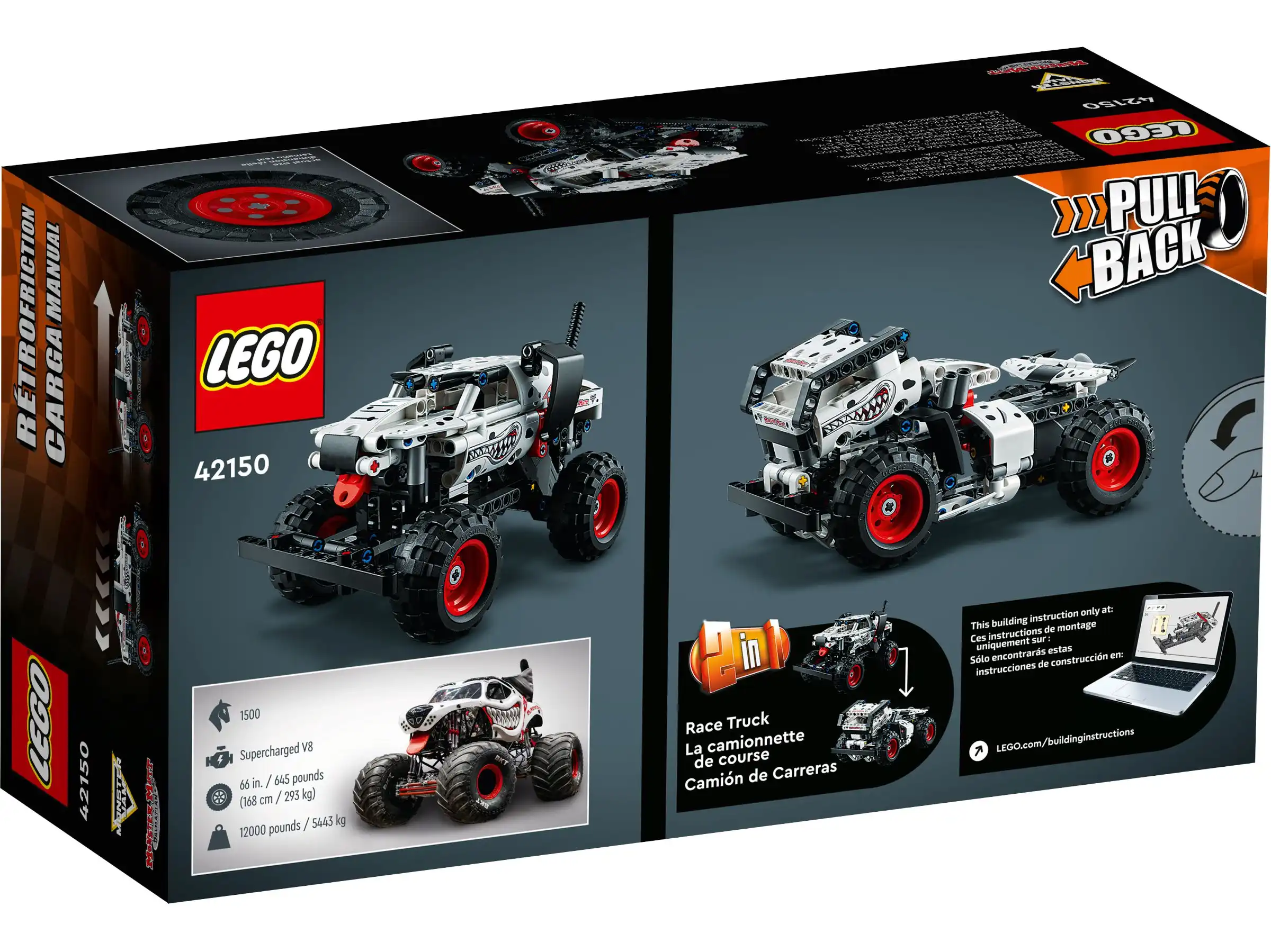 Zdjecie zestawu LEGO 42150 Technic Monster Jam™ Monster Mutt™ Dalmatian 2