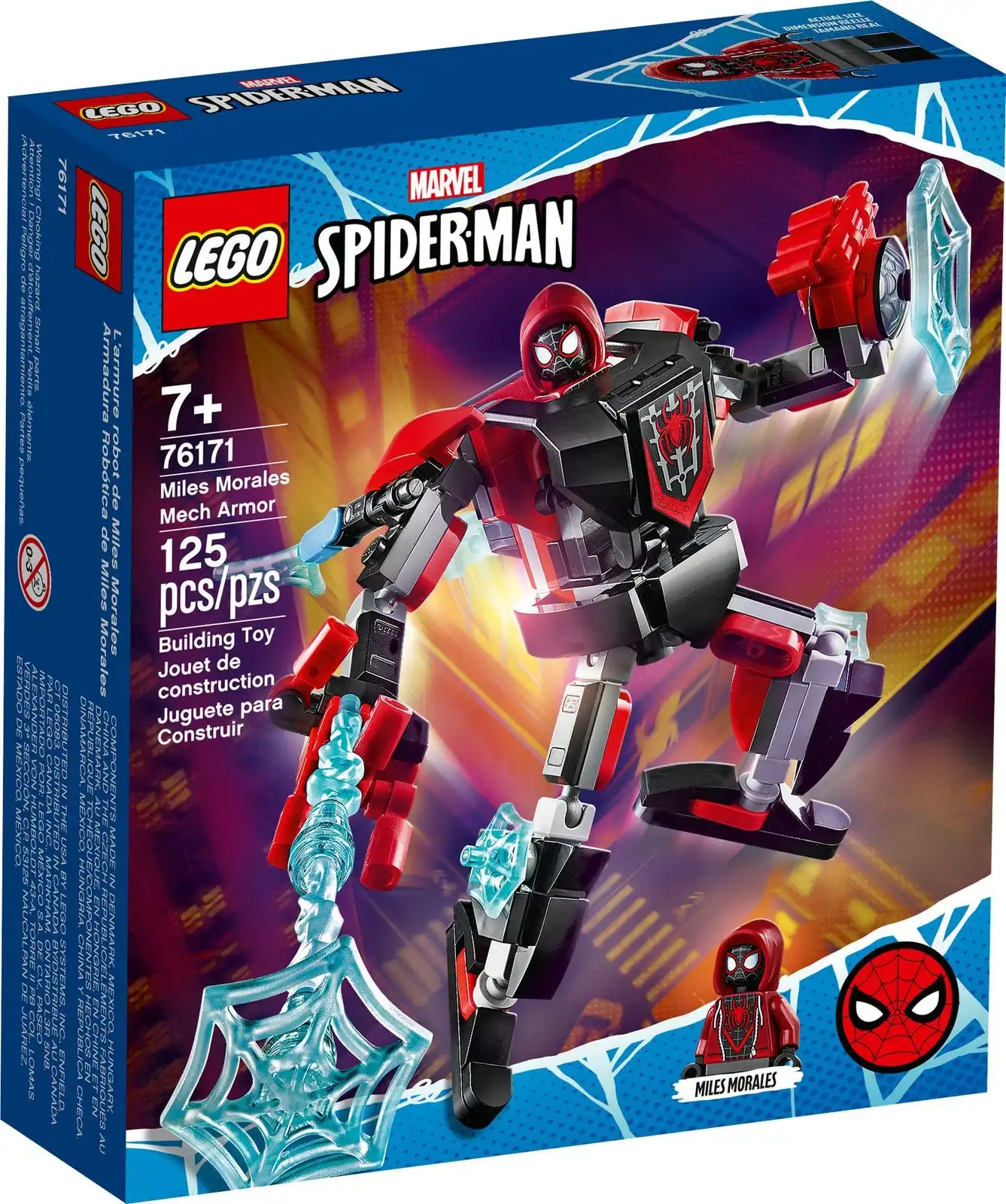 Zdjecie zestawu LEGO 76171 Marvel Opancerzony mech Milesa Moralesa 1