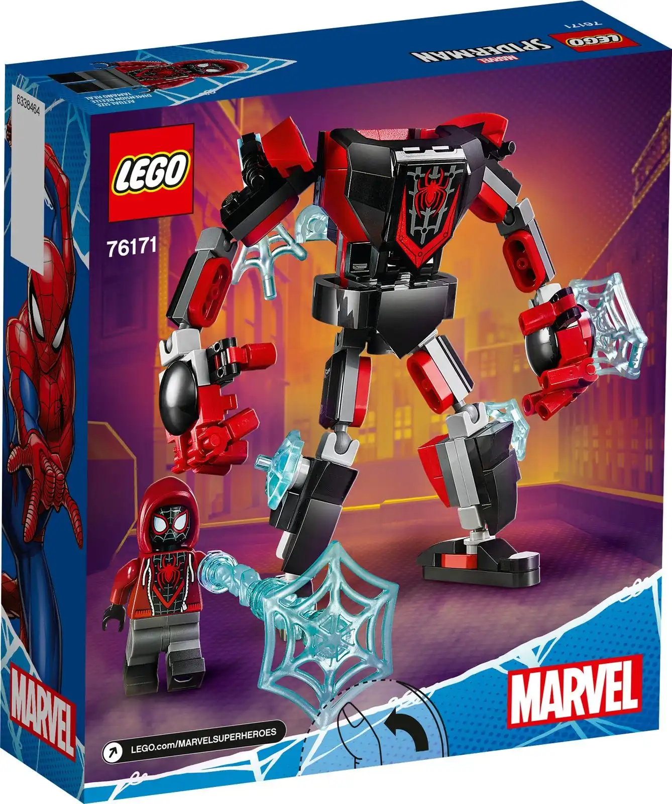 Zdjecie zestawu LEGO 76171 Marvel Opancerzony mech Milesa Moralesa 4
