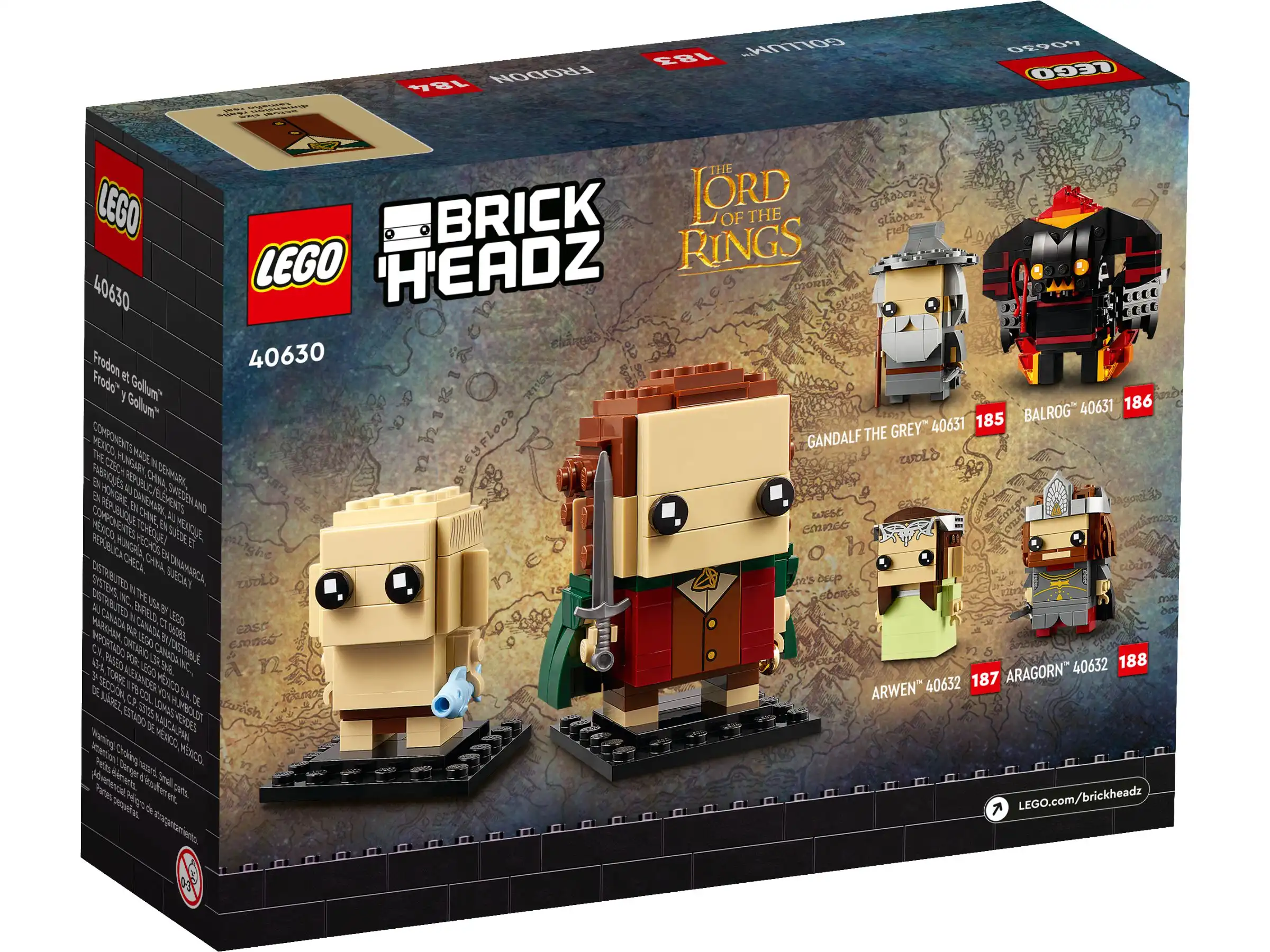 Zdjecie zestawu LEGO 40630 BrickHeadz Frodo™ i Gollum™ 2