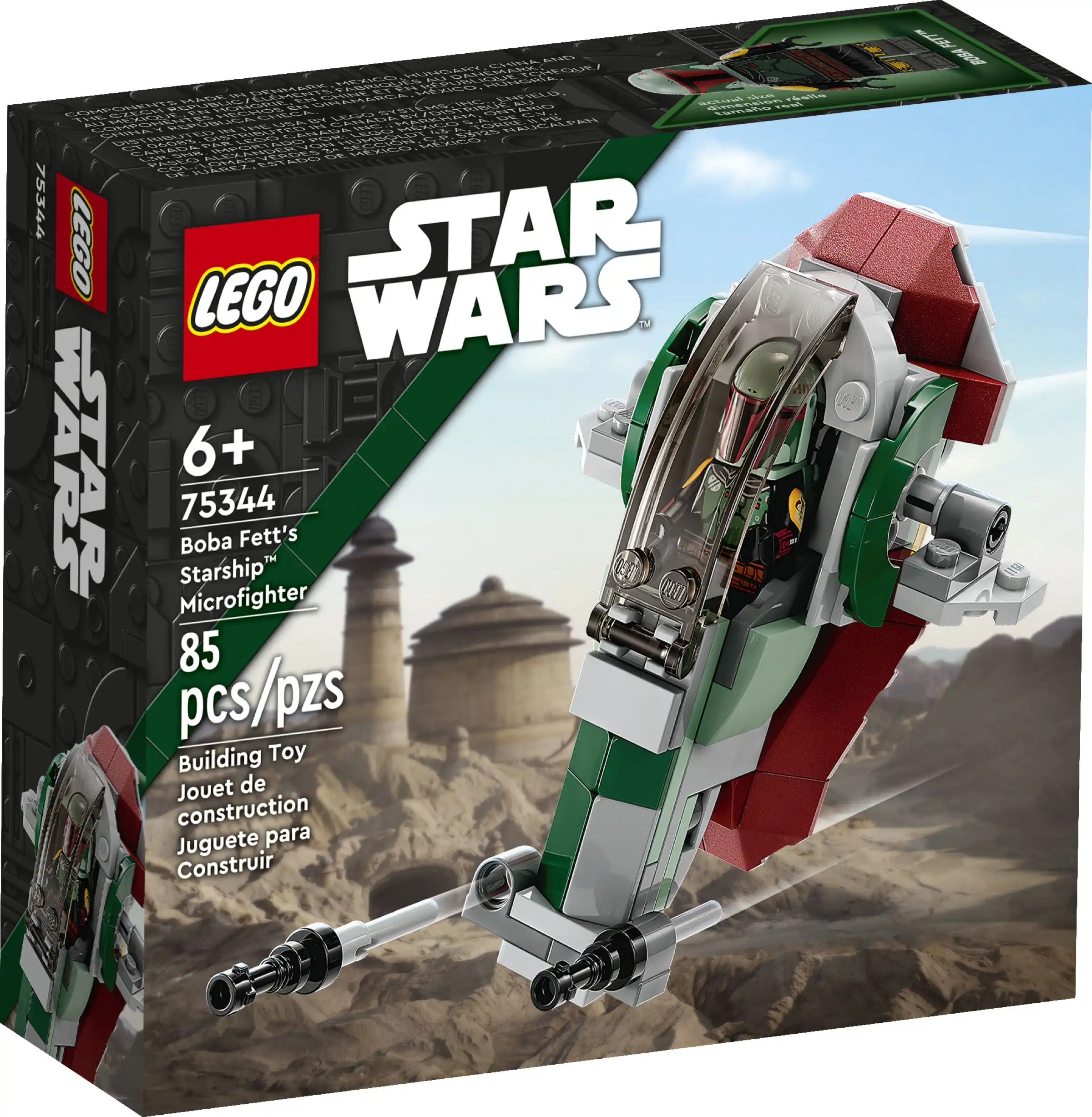 Zdjecie zestawu LEGO 75344 Star Wars Mikromyśliwiec kosmiczny Boby Fetta 1