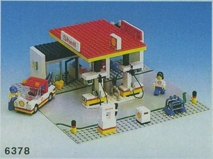Zdjecie zestawu LEGO 6378 Town Shell Service Station 1