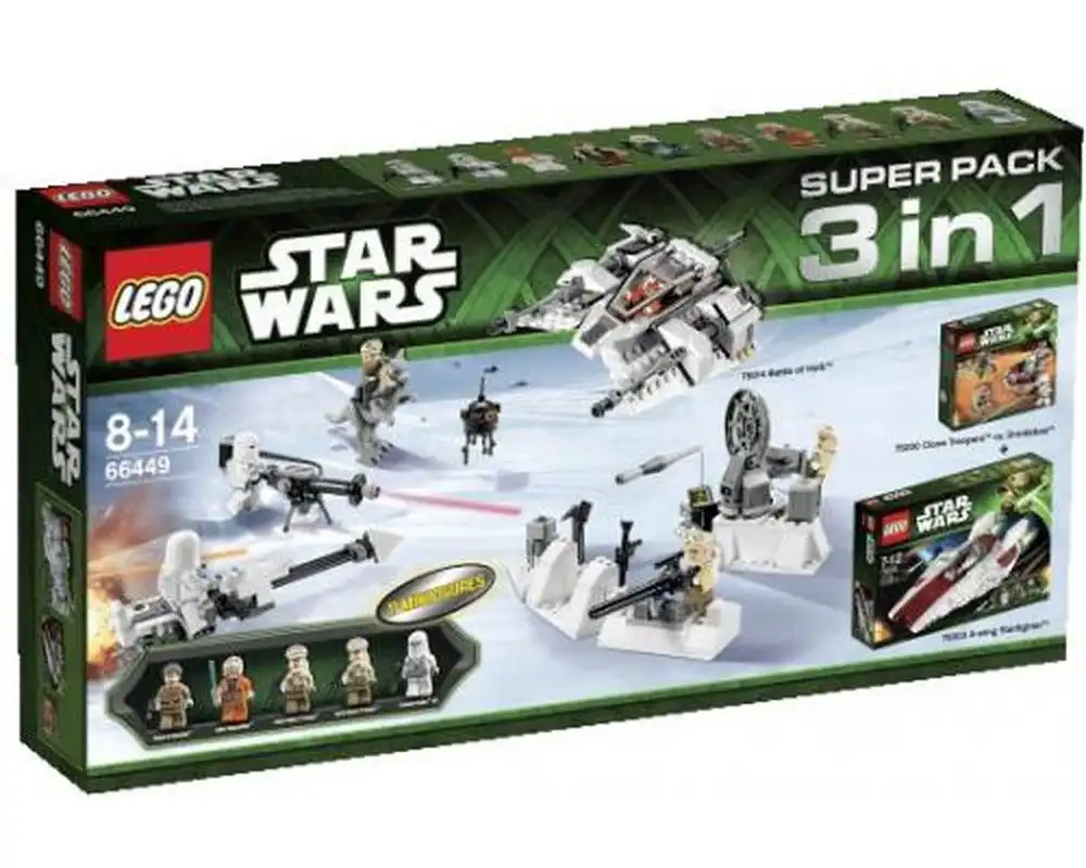 Zdjecie zestawu LEGO 66449 Star Wars Super zestaw 3w1 1