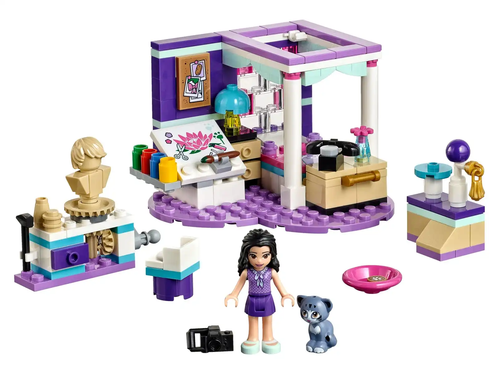 Zdjecie zestawu LEGO 41342 Friends Sypialnia Emmy 1