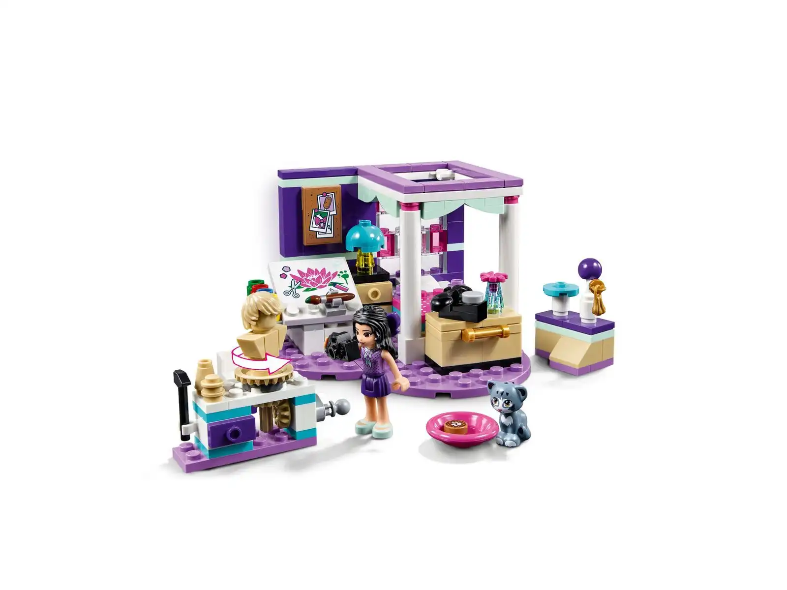 Zdjecie zestawu LEGO 41342 Friends Sypialnia Emmy 3