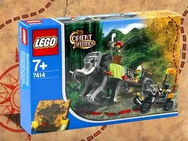 Zdjecie zestawu LEGO 7414 Orient Expedition Karawana słoni 1