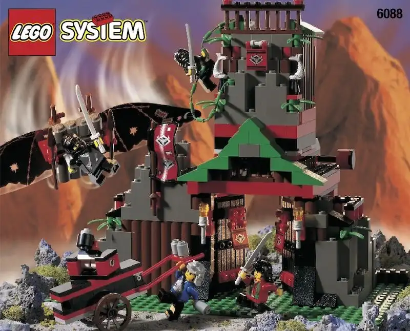 Zdjecie zestawu LEGO 6088 Ninja Kryjówka wojowników Ninja 1