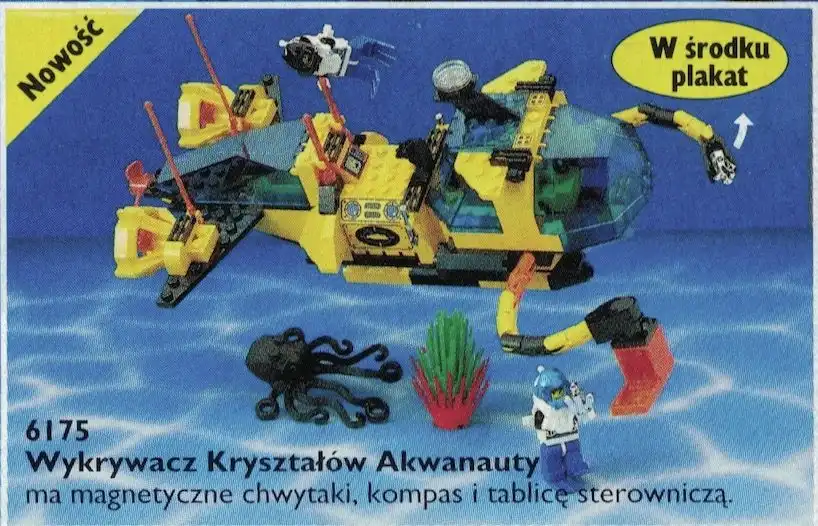 LEGO 6175 Wykrywacz Kryształów Akwanauty