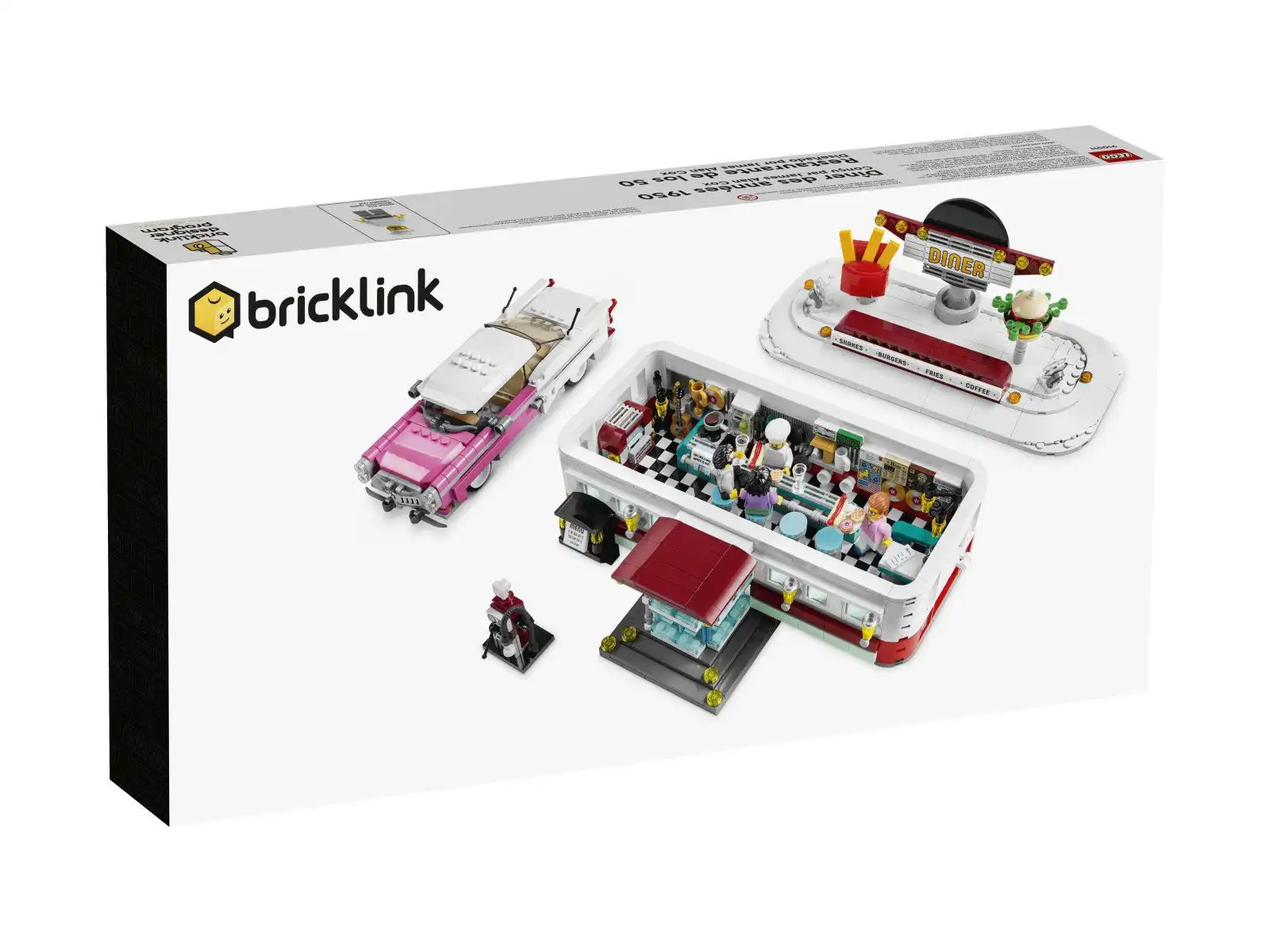 Zdjecie zestawu LEGO 910011 BrickLink Designer Program Restauracja z lat pięćdziesiątych 1