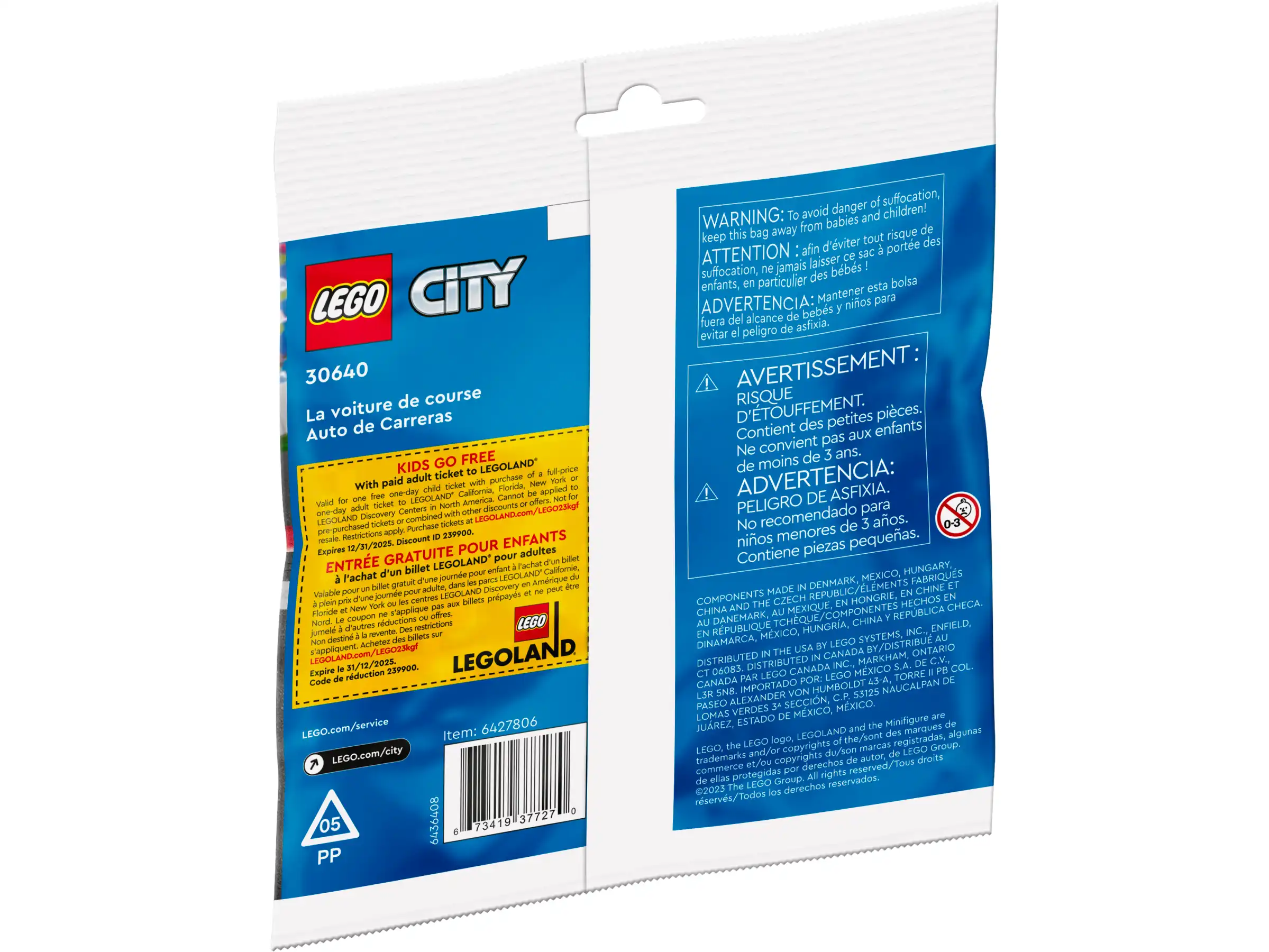 Zdjecie zestawu LEGO 30640 City Samochód wyścigowy 2