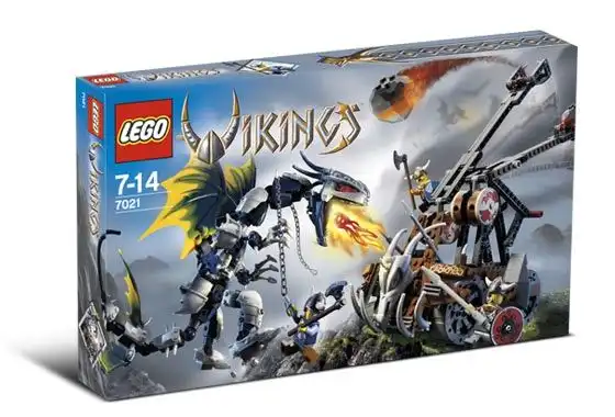 LEGO 7021 Podwójna katapulta Wikingów
