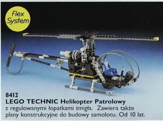 Zdjecie zestawu LEGO 8412 Technic Helikopter patrolowy 1