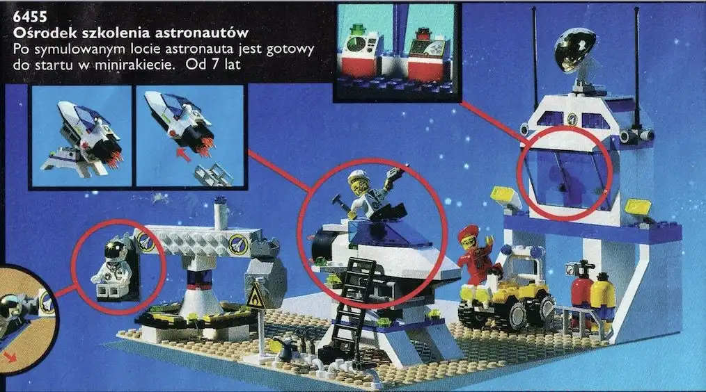 Zdjecie zestawu LEGO 6455 Town Ośrodek szkoleniowy astronautów 1