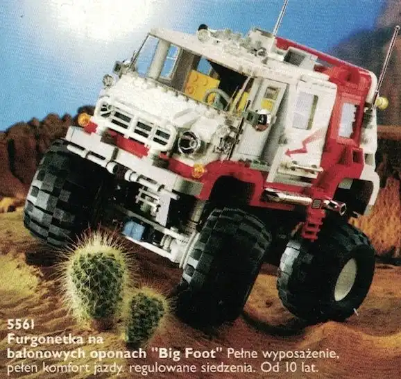 LEGO 5561 Furgonetka na balonowych oponach Big Foot