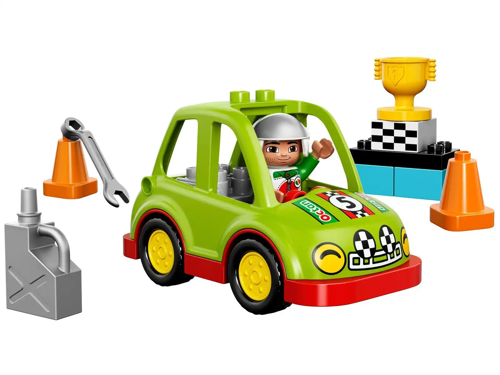 Zdjecie zestawu LEGO 10589 Duplo Auto wyścigowe 1
