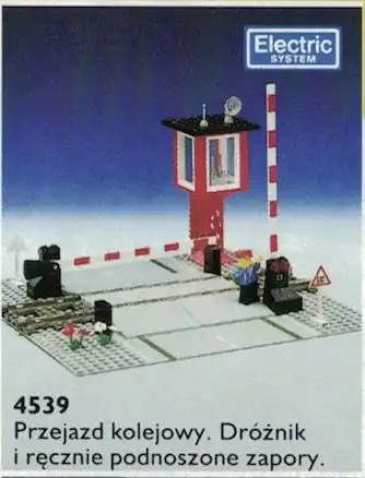 Zdjecie zestawu LEGO 4539 Pociąg Przejazd kolejowy 1