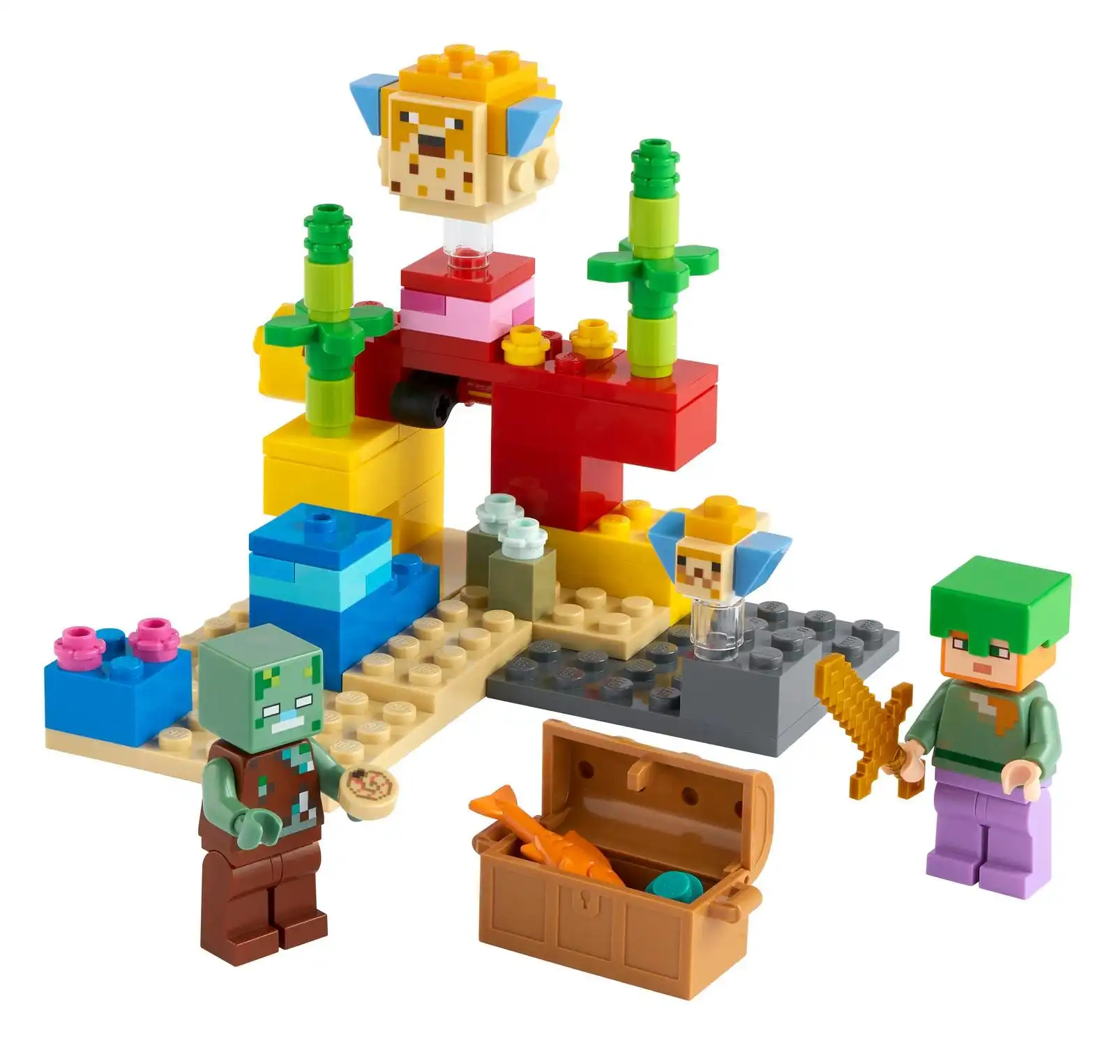 Zdjecie zestawu LEGO 21164 Minecraft Rafa koralowa 1