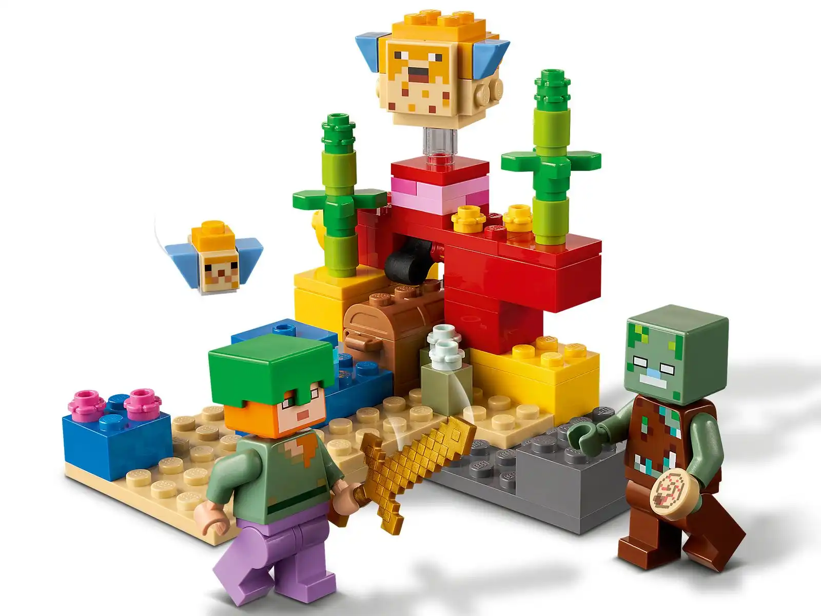 Zdjecie zestawu LEGO 21164 Minecraft Rafa koralowa 3