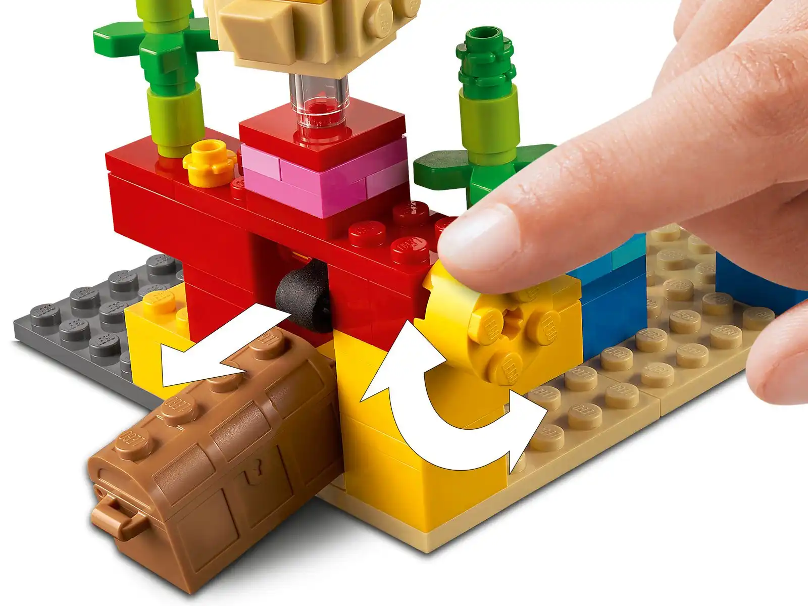 Zdjecie zestawu LEGO 21164 Minecraft Rafa koralowa 4