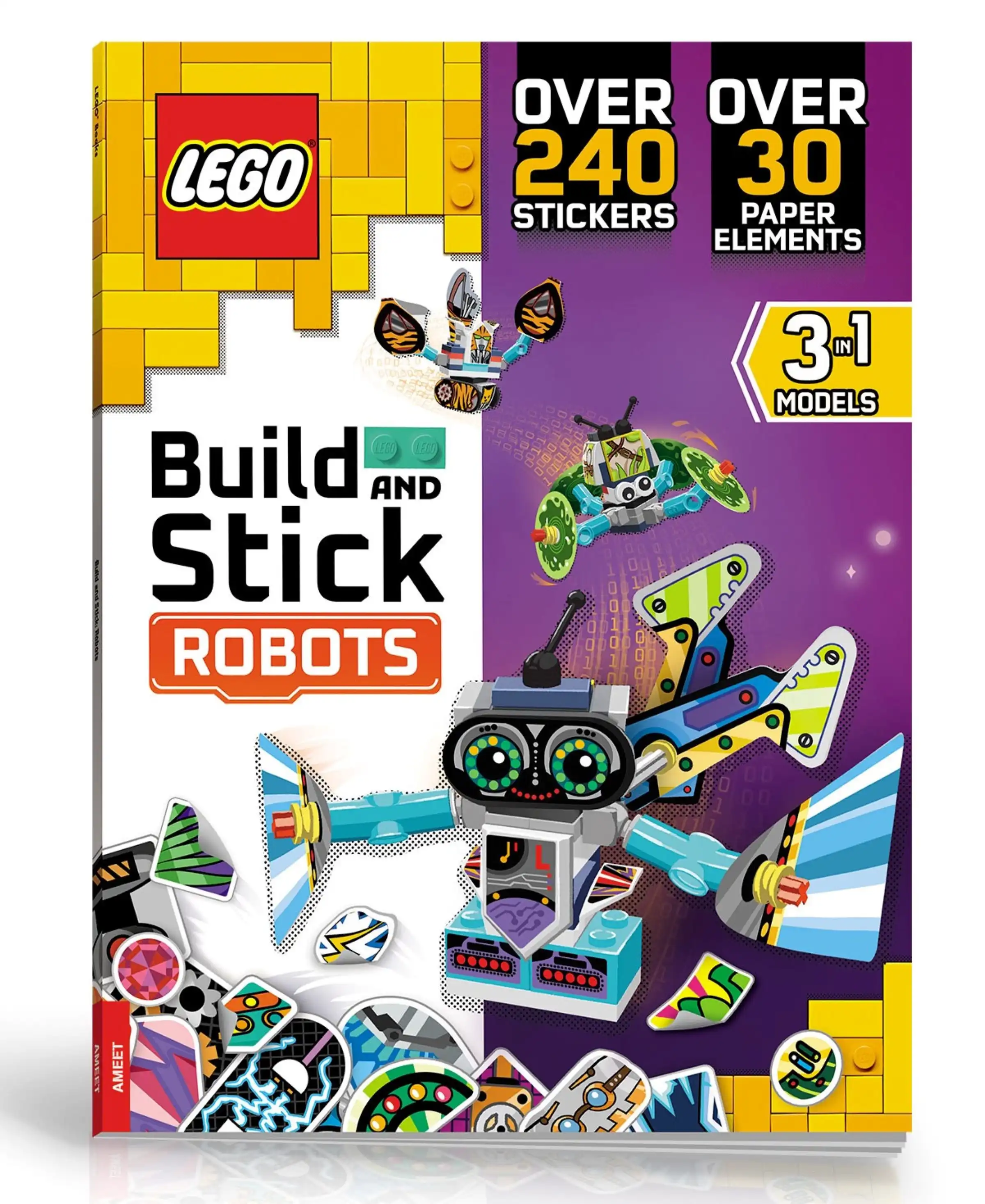 Zdjecie zestawu LEGO 5007895  Build and Stick: Robots 1