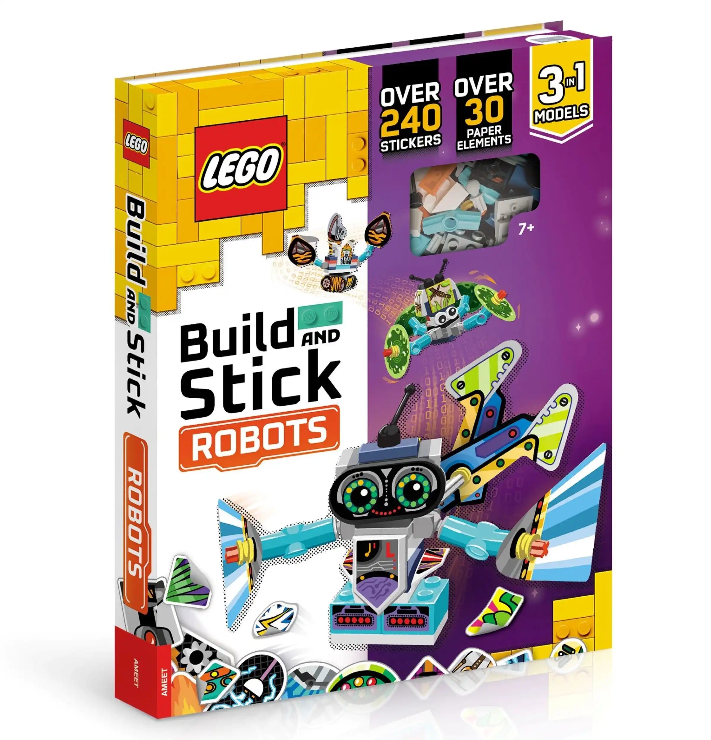 Zdjecie zestawu LEGO 5007895  Build and Stick: Robots 1