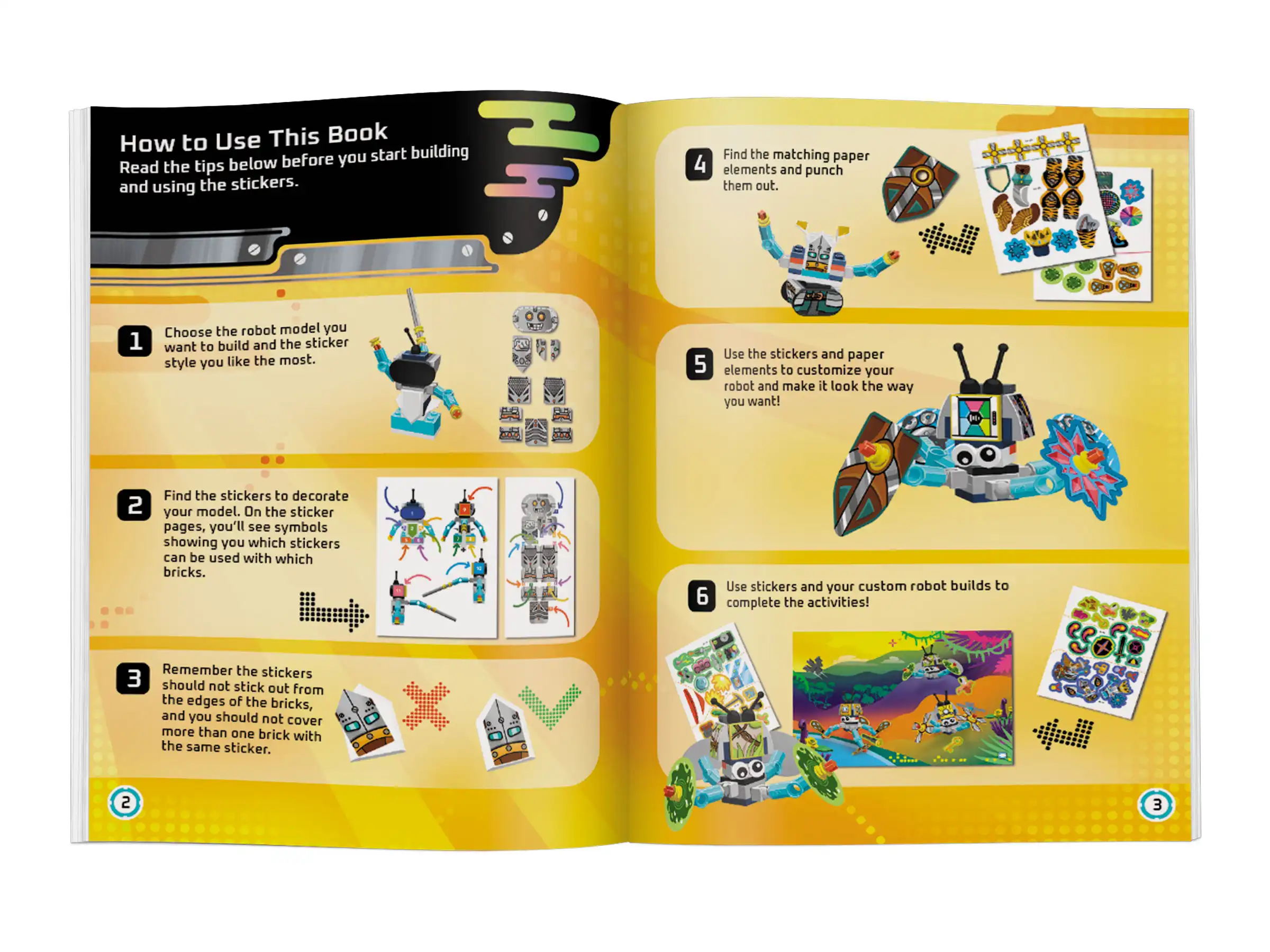 Zdjecie zestawu LEGO 5007895  Build and Stick: Robots 2