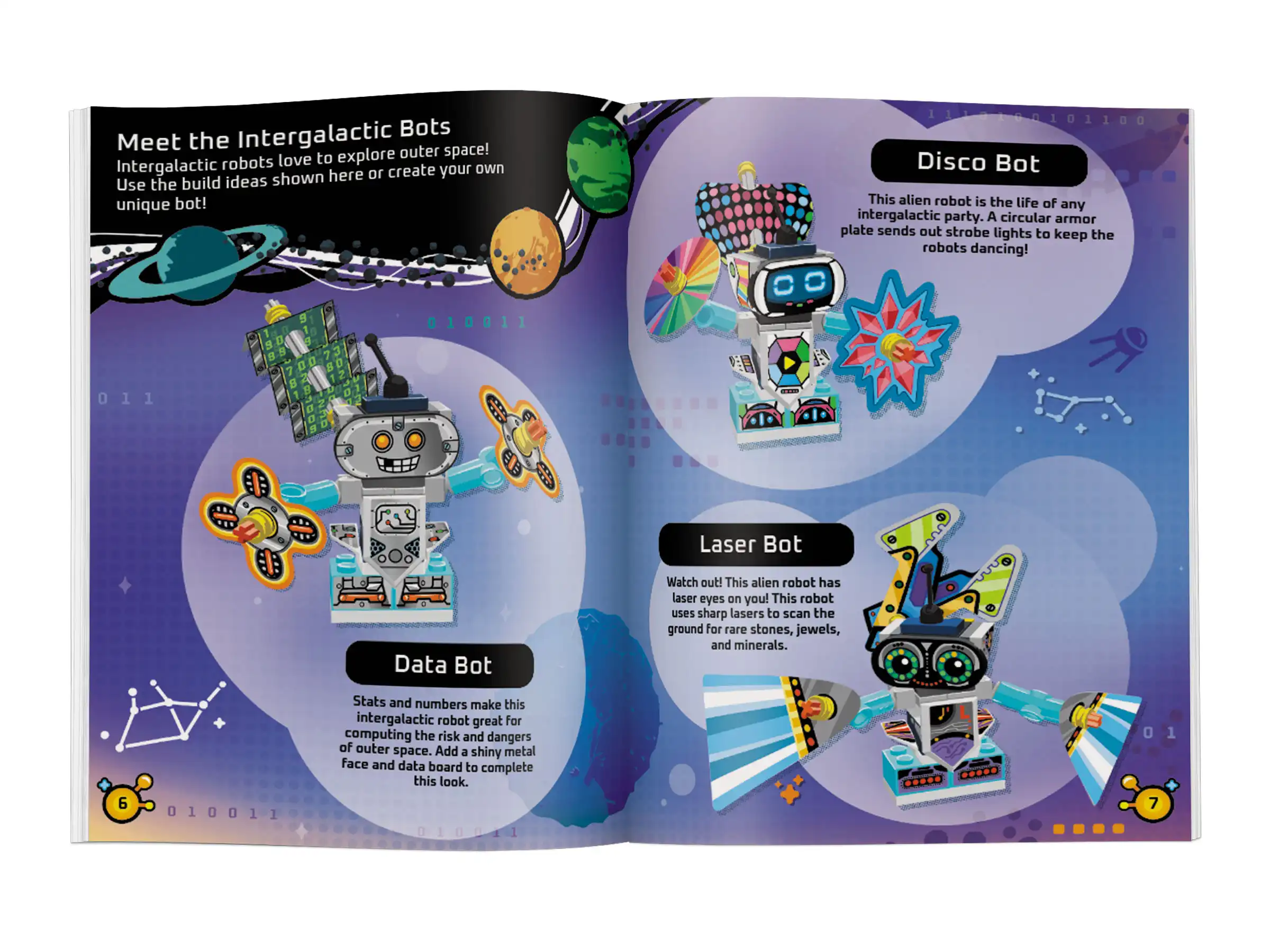 Zdjecie zestawu LEGO 5007895  Build and Stick: Robots 3