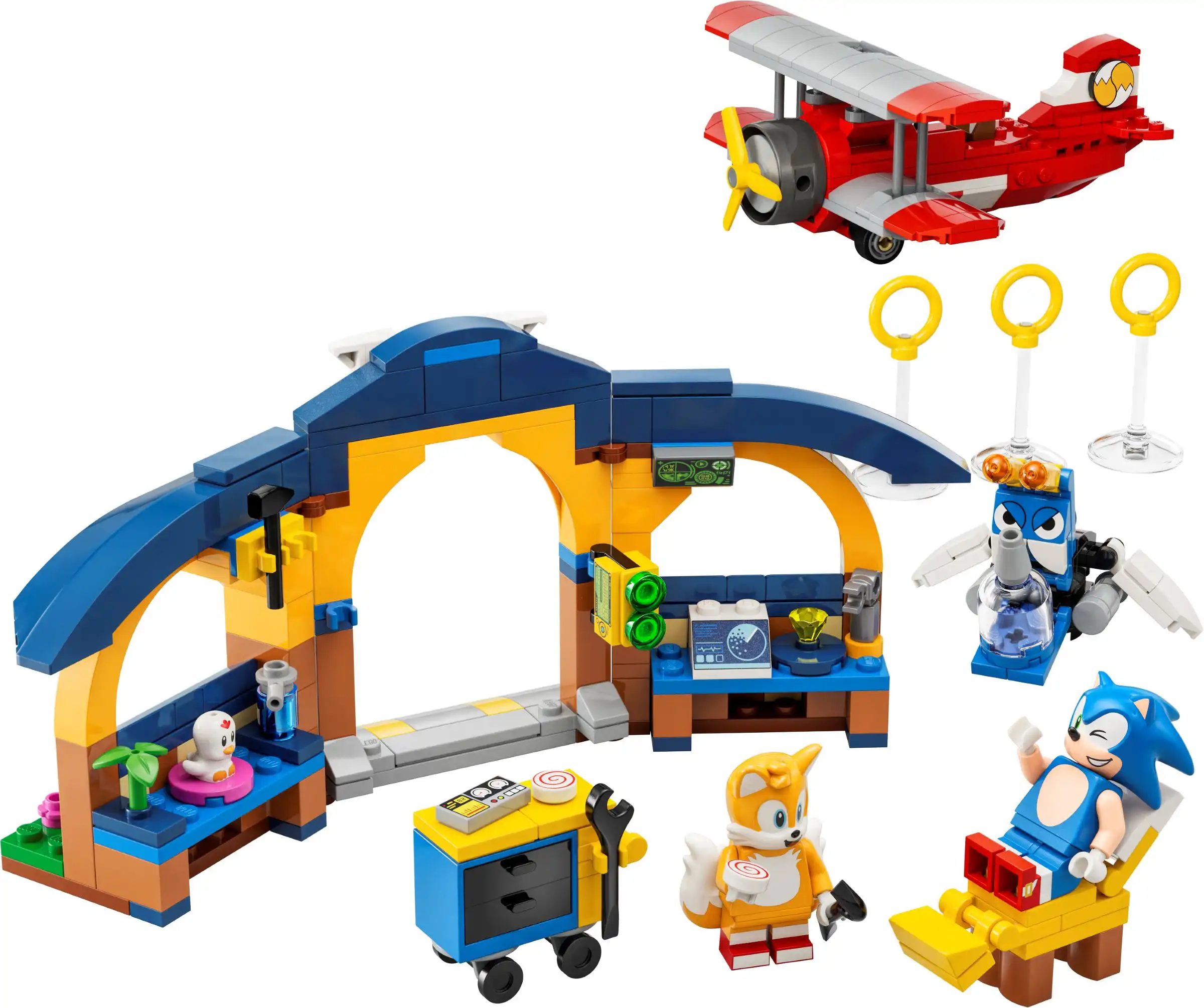Zdjecie zestawu LEGO 76991 Sonic the Hedgehog Tails' Workshop and Tornado Plane 1