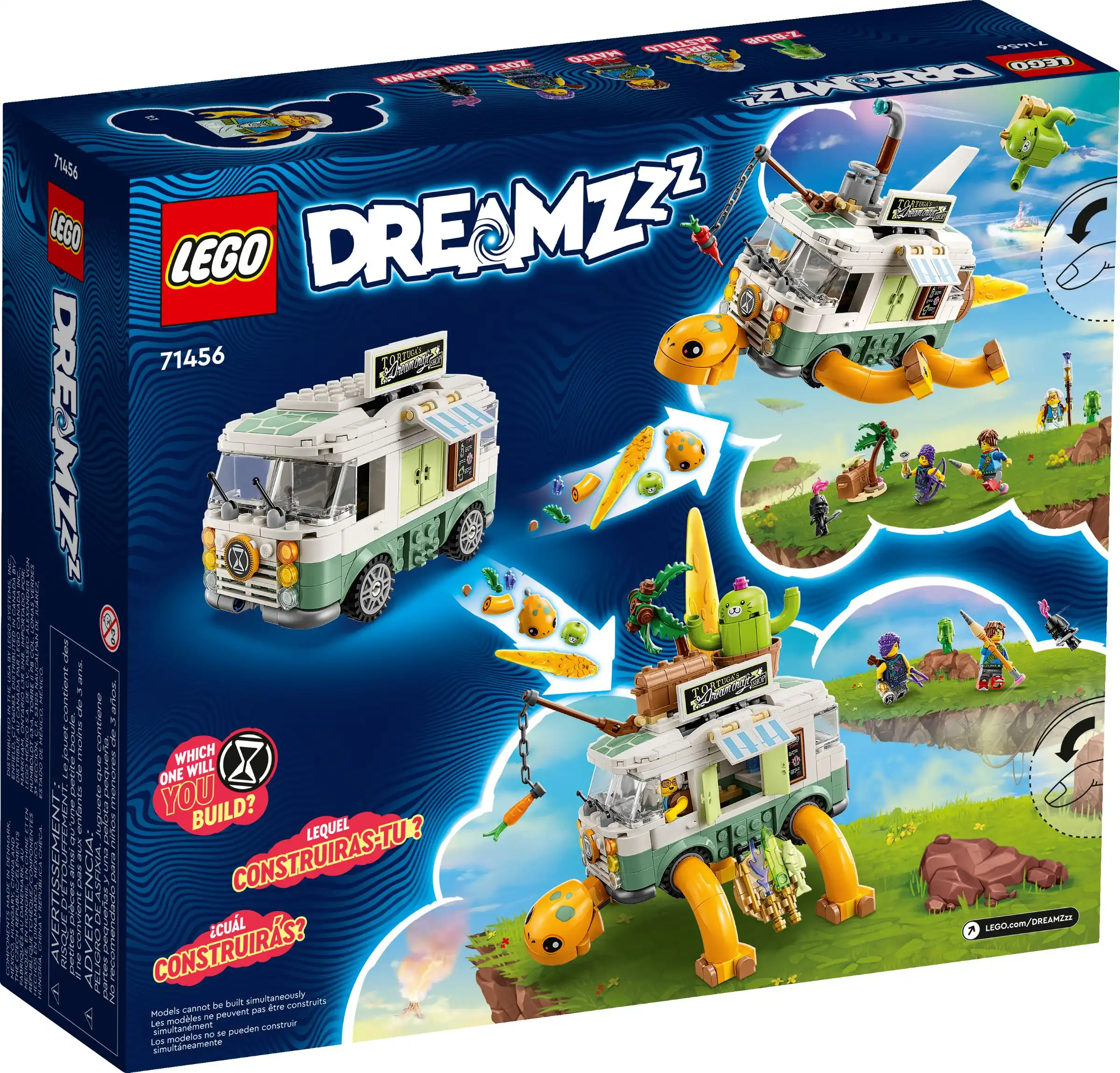 Zdjecie zestawu LEGO 71456 DREAMZzz Żółwia furgonetka pani Castillo 2