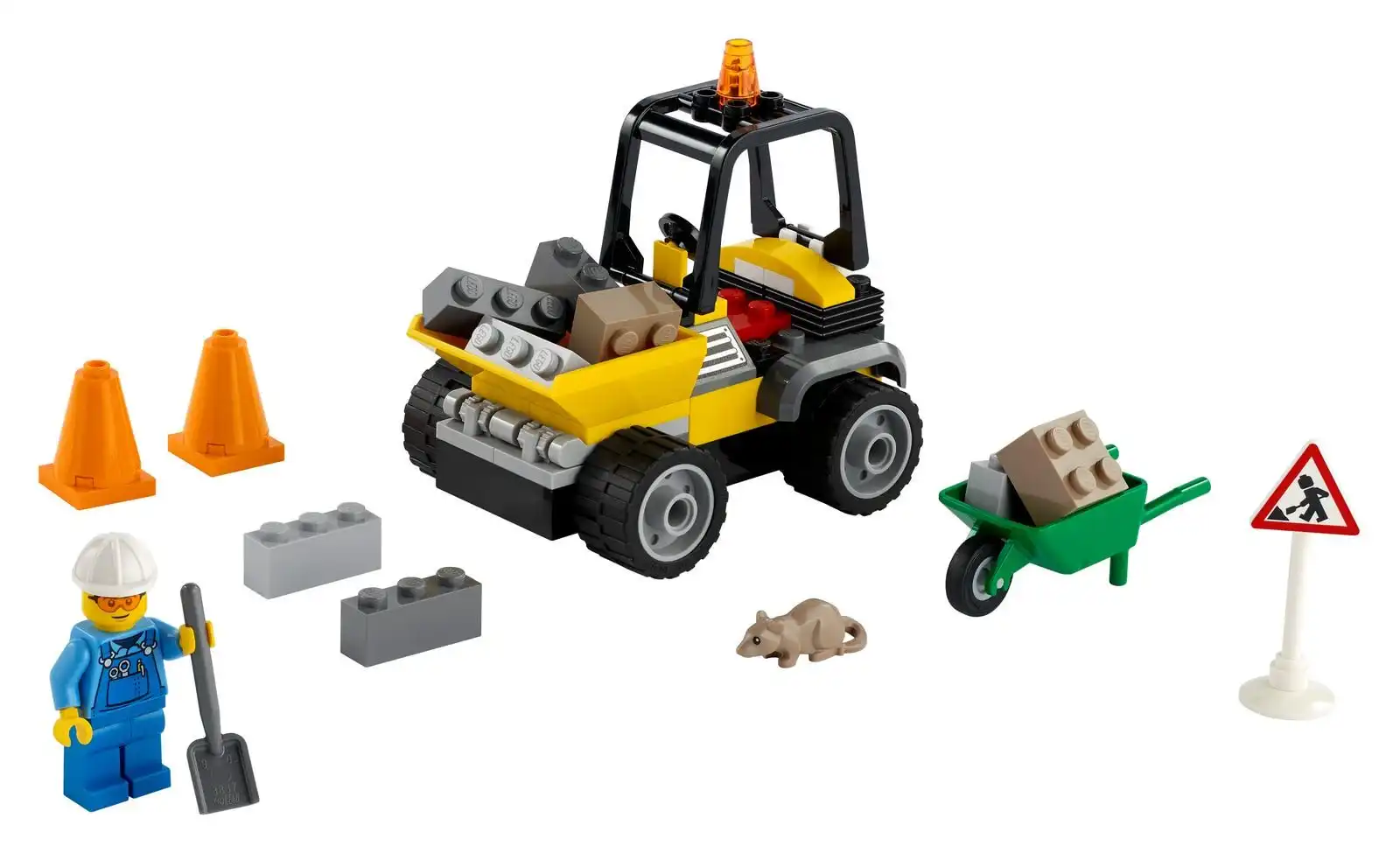 Zdjecie zestawu LEGO 60284 City Pojazd do robót drogowych 2