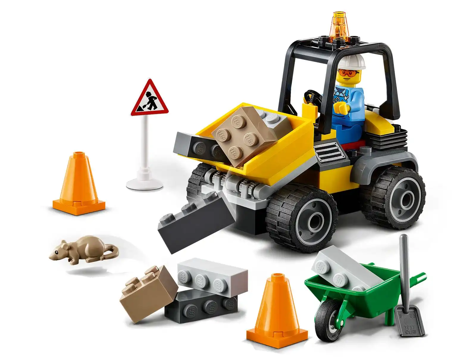 Zdjecie zestawu LEGO 60284 City Pojazd do robót drogowych 3