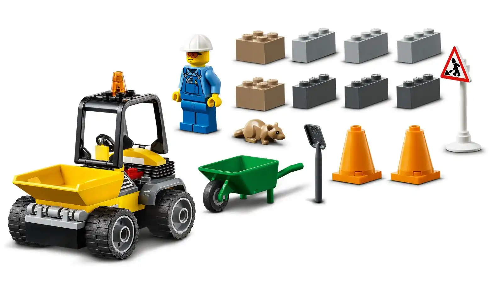 Zdjecie zestawu LEGO 60284 City Pojazd do robót drogowych 4