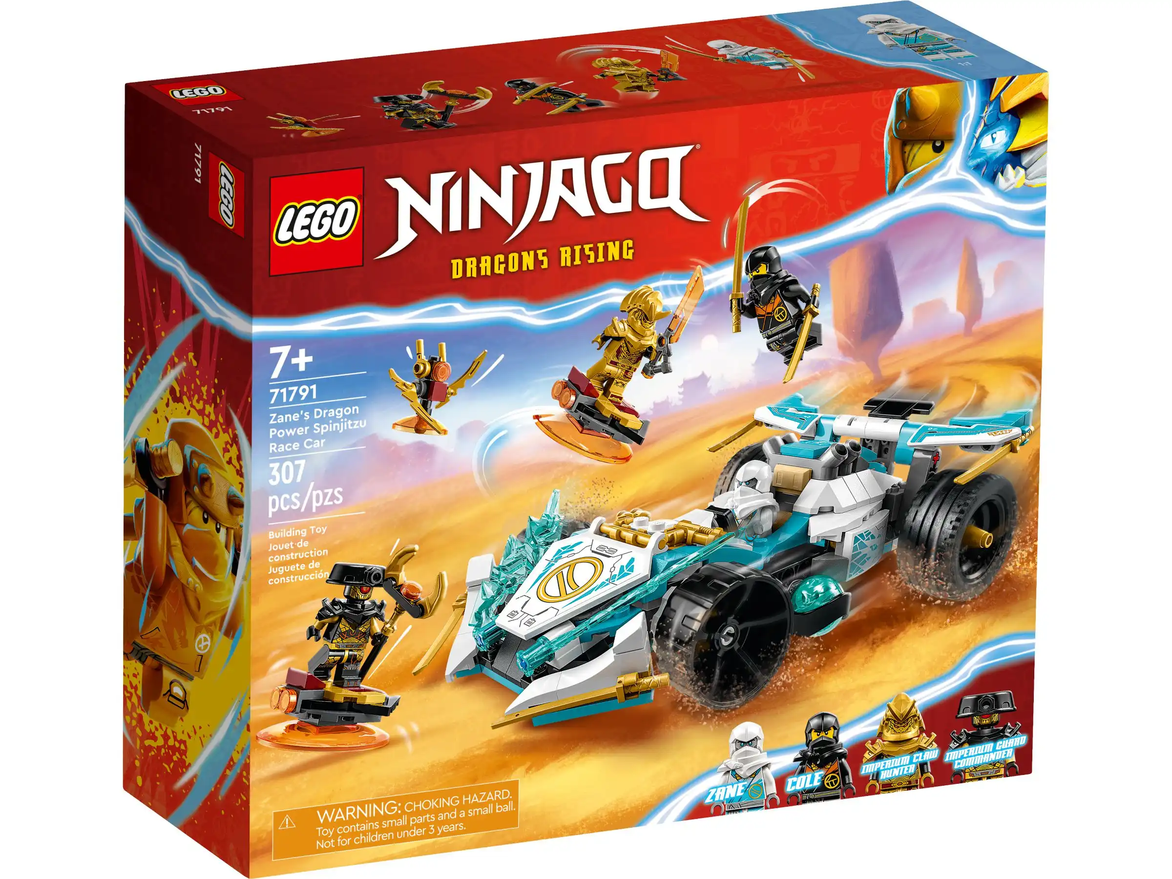 Zdjecie zestawu LEGO 71791 Ninjago Smocza moc Zane’a - wyścigówka spinjitzu 1