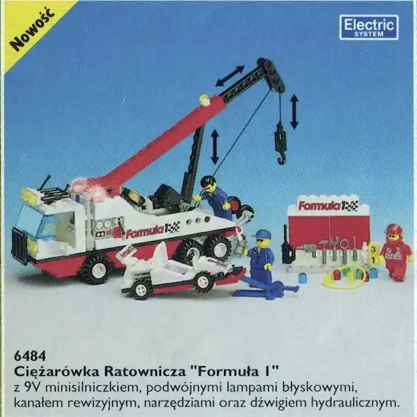 Zdjecie zestawu LEGO 6484 Town Ciężarówka Ratownicza Formuła I 1