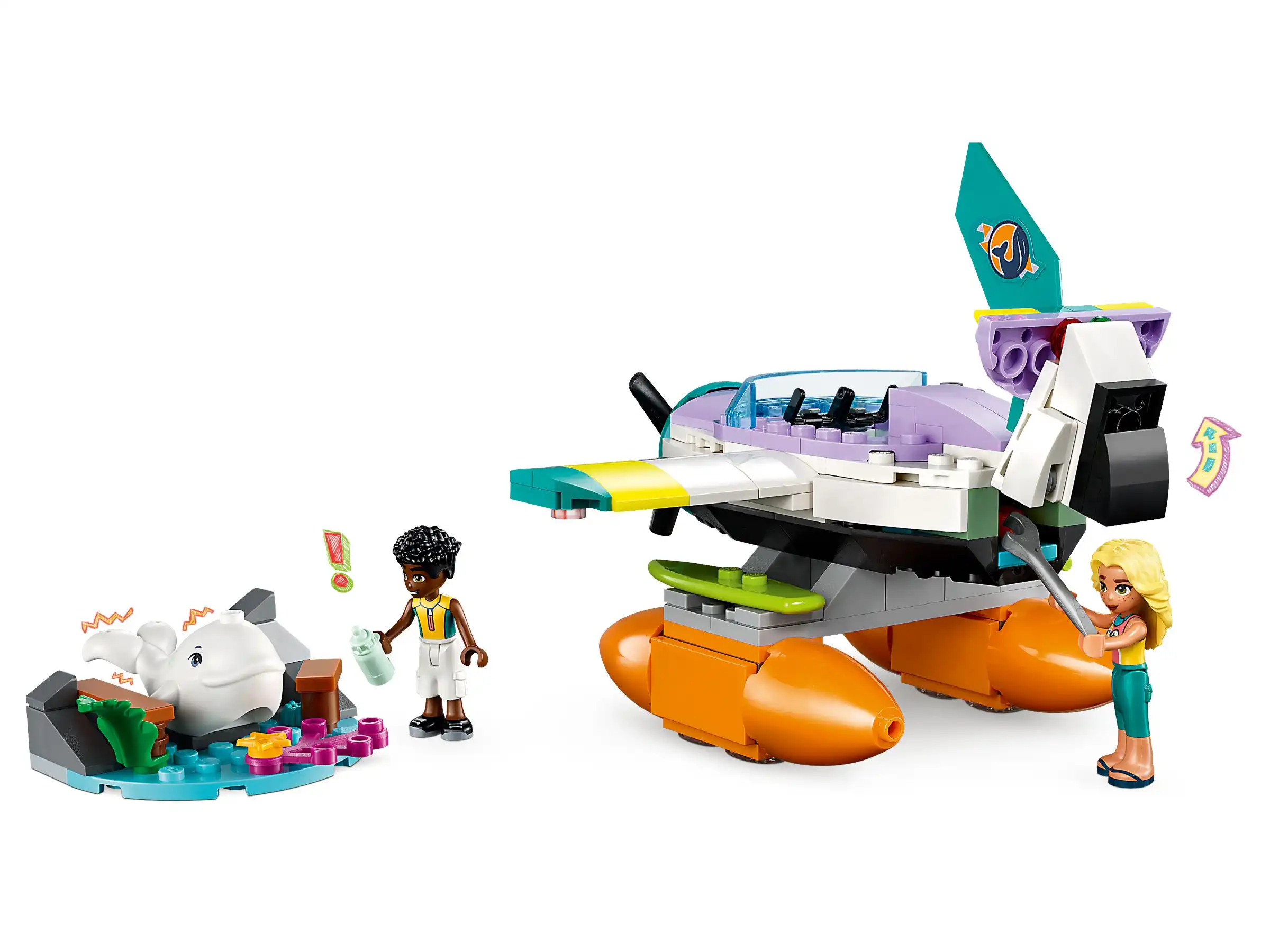 Zdjecie zestawu LEGO 41752 Friends Hydroplan ratowniczy 3
