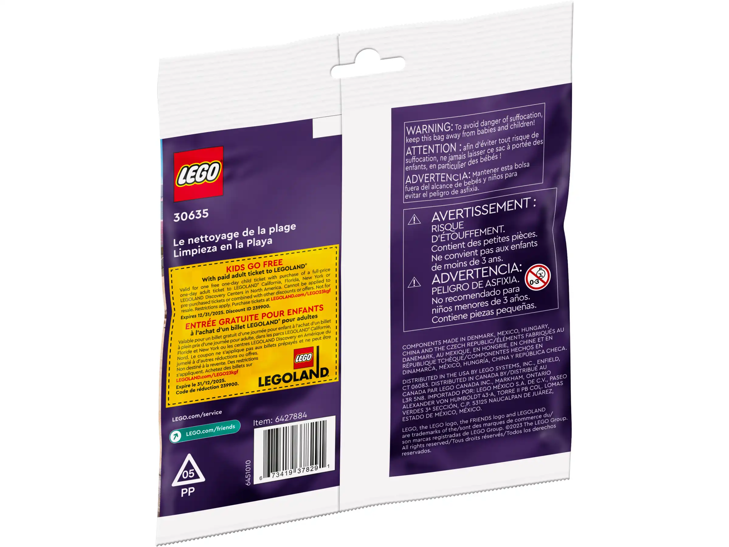 Zdjecie zestawu LEGO 30635 Friends Sprzątanie plaży 2