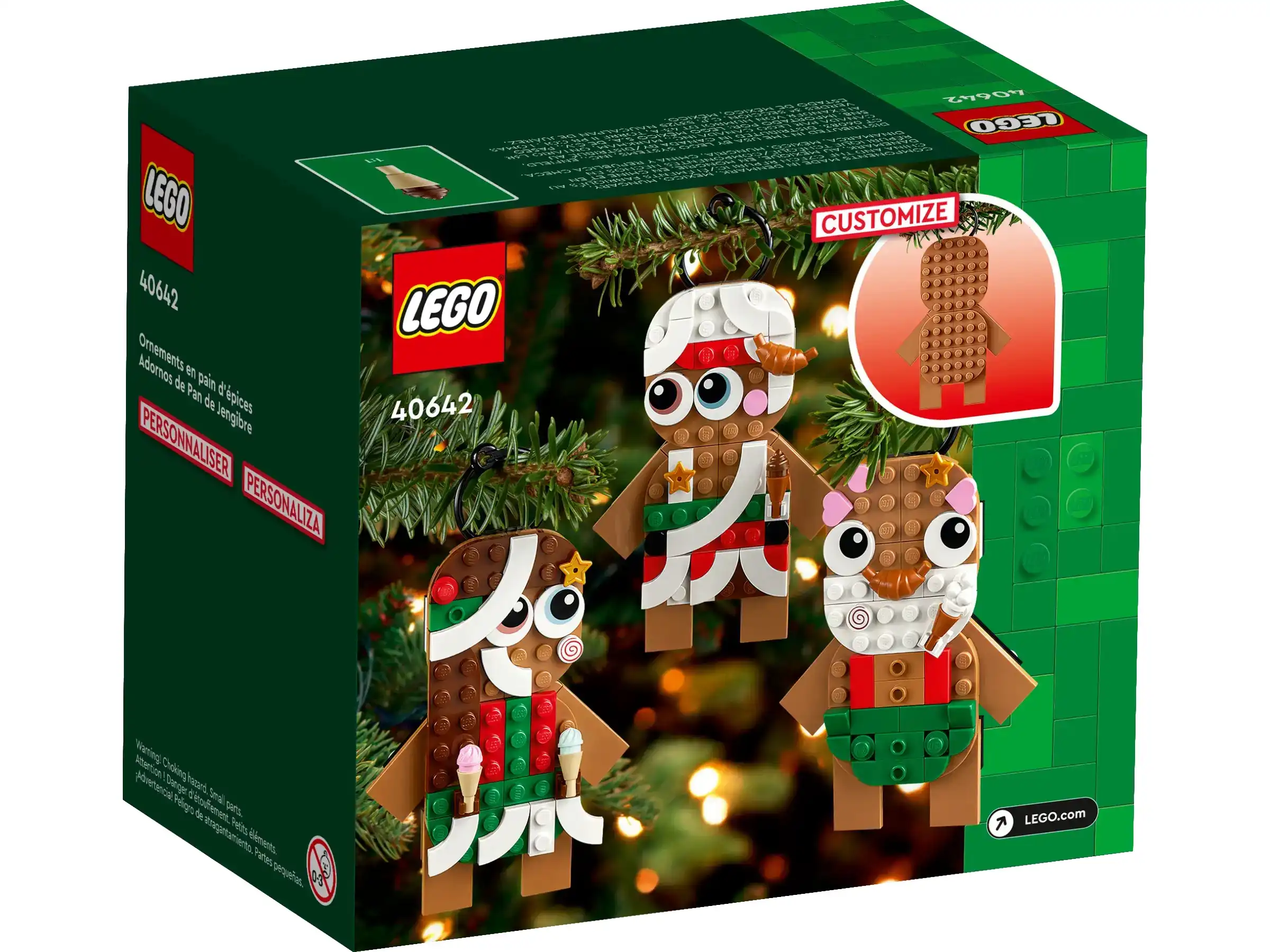 Zdjecie zestawu LEGO 40642  Piernikowe ozdoby 2