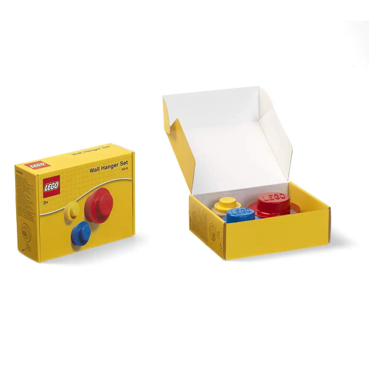 Zdjecie zestawu LEGO 5005906 Zestaw wieszaków - czerwony, niebieski i żółty 1