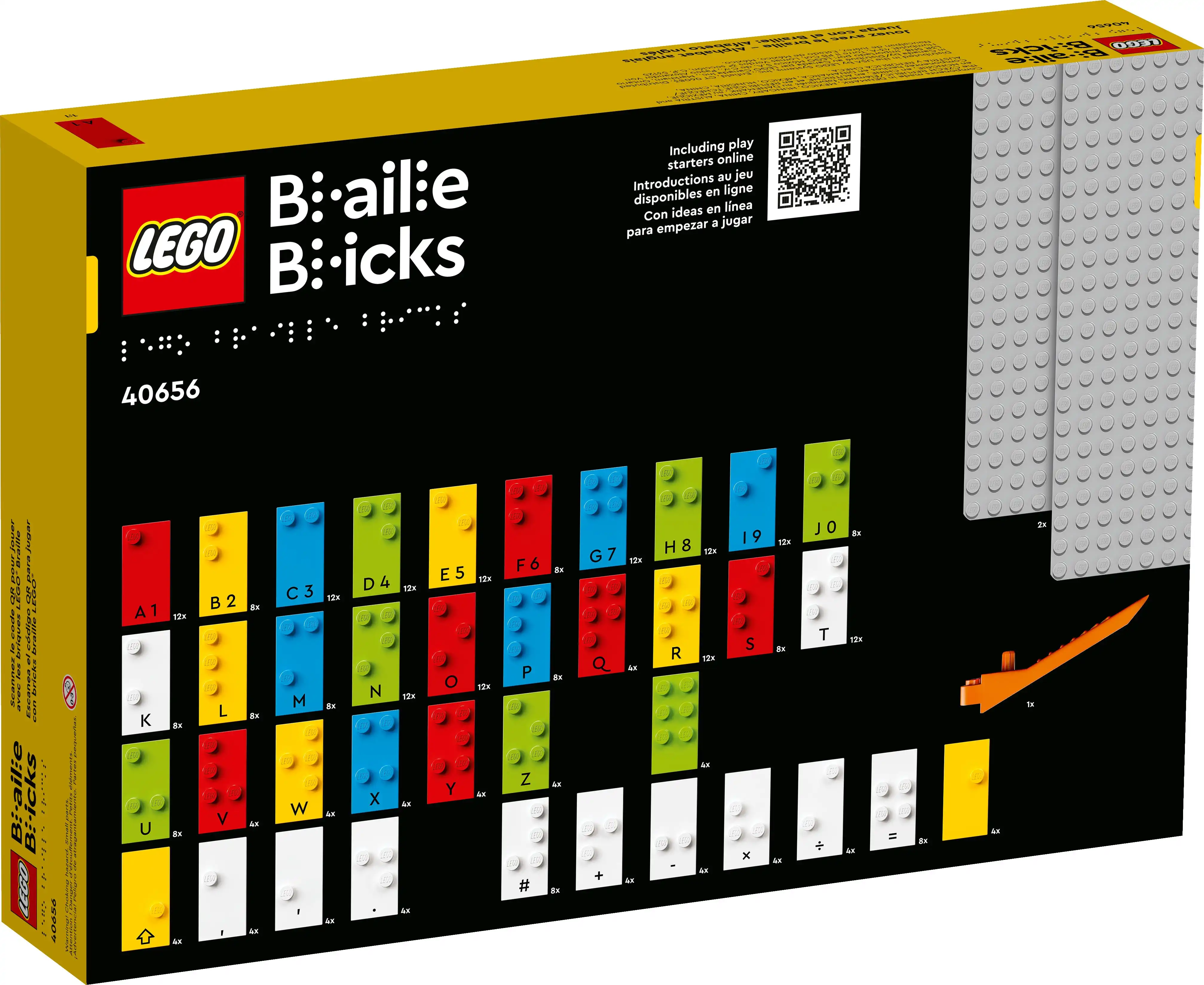 Zdjecie zestawu LEGO 40656 Okolicznościowe Zabawa z alfabetem Braille’a - angielski 1