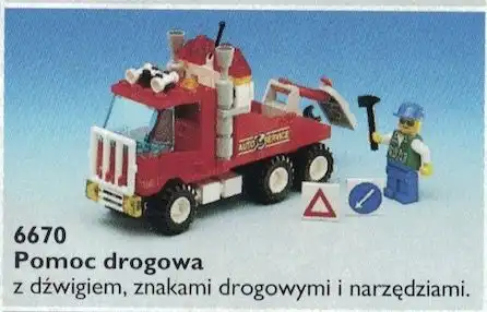 Zdjecie zestawu LEGO 6670 Town Pomoc drogowa 1