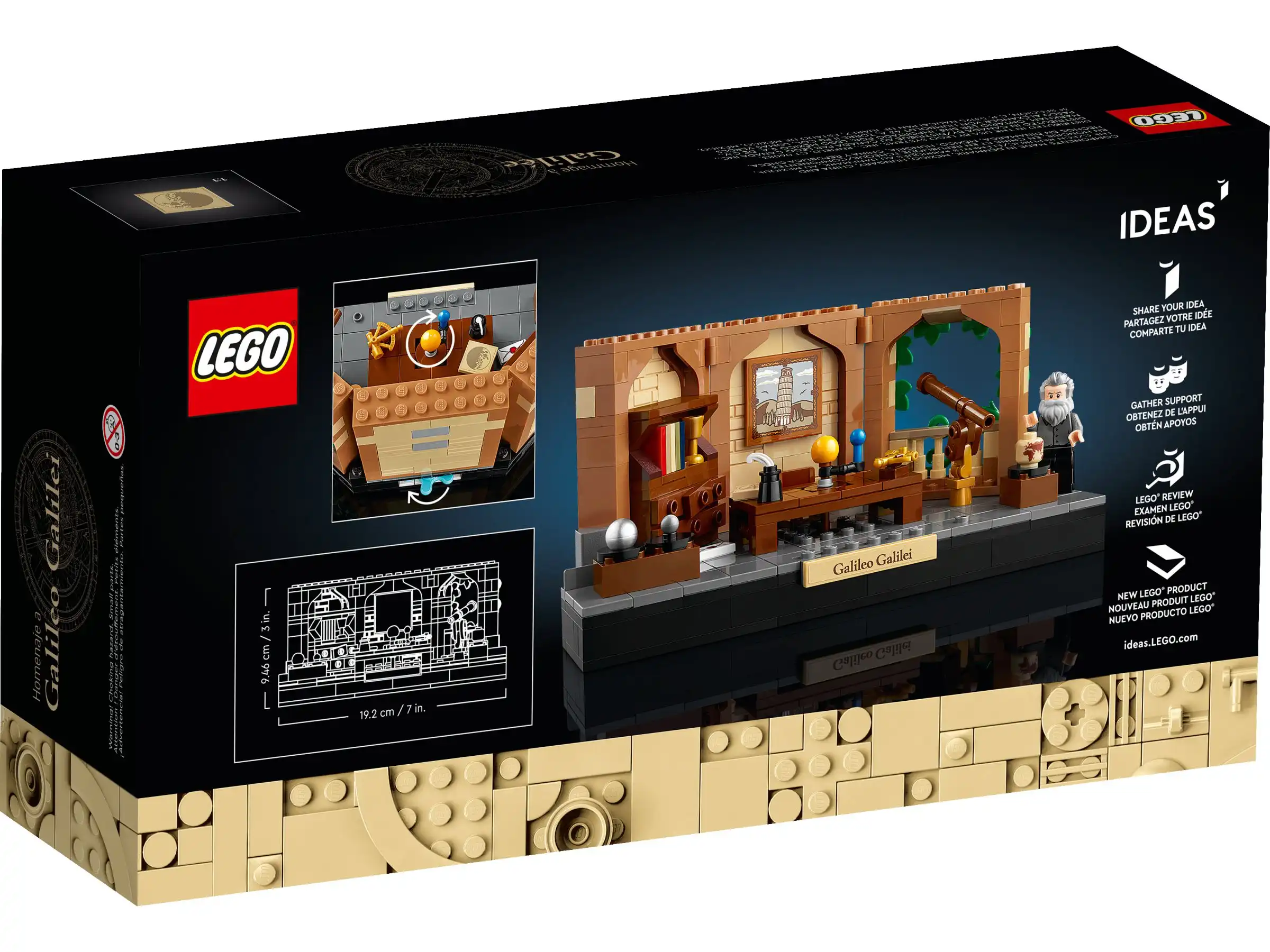 Zdjecie zestawu LEGO 40595 Ideas Hołd dla Galileusza 2