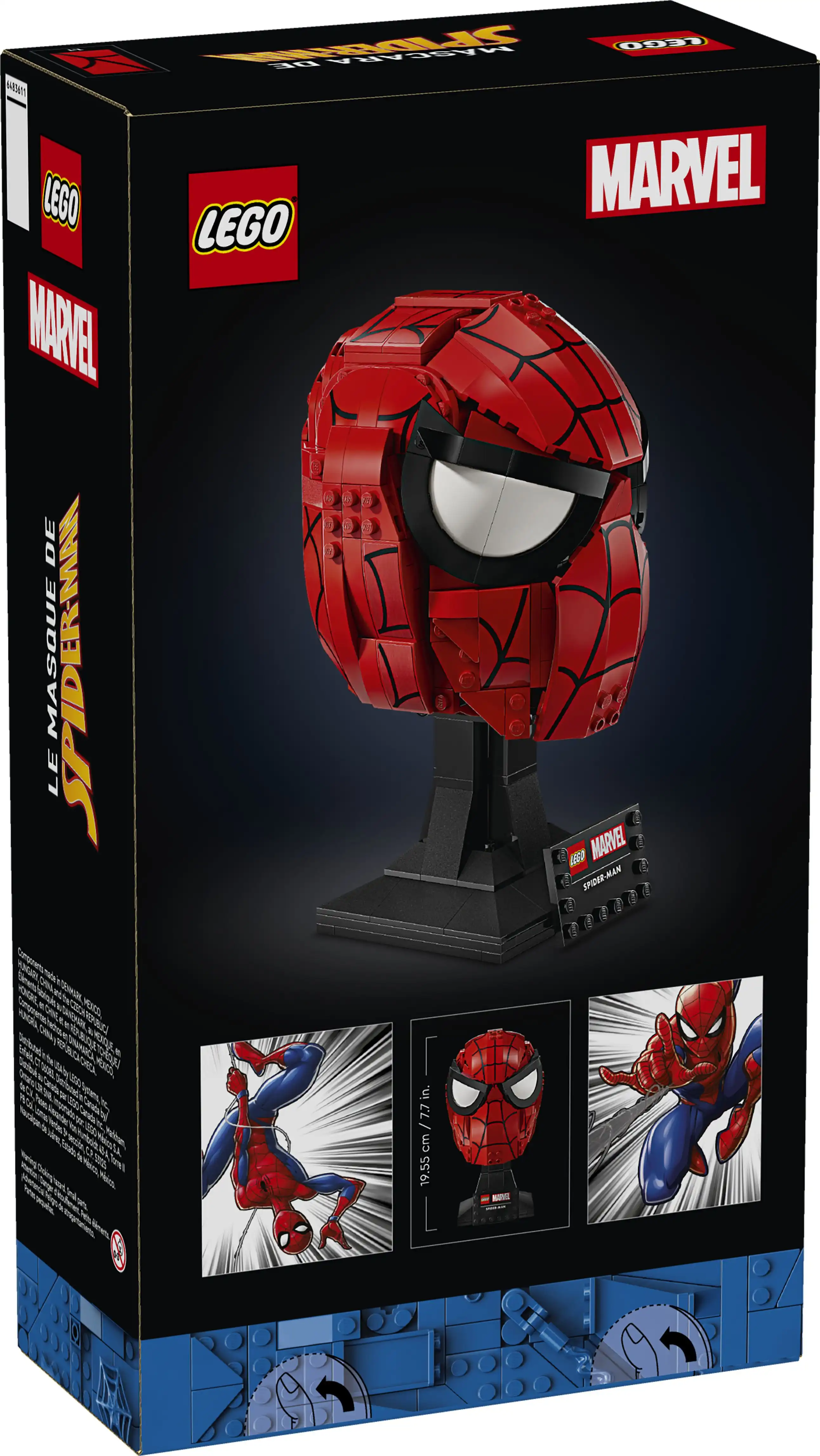 Zdjecie zestawu LEGO 76285 Marvel Maska Spider-Mana 2