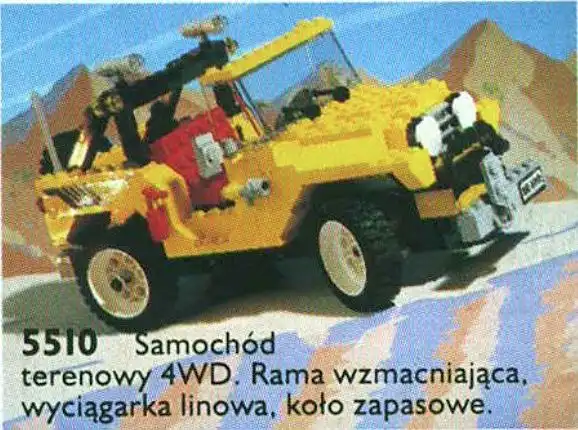Zdjecie zestawu LEGO 5510 Model Team Samochód terenowy 4WD 1