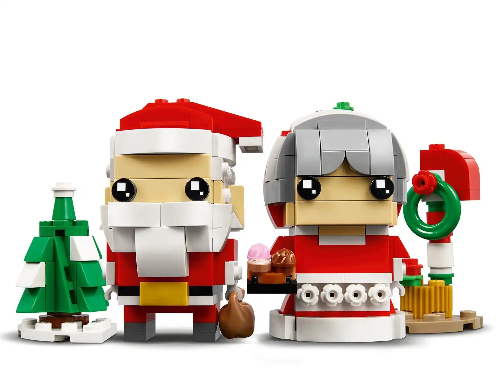 Zdjecie zestawu LEGO 40274 BrickHeadz Święty Mikołaj i Pani Mikołajowa 3