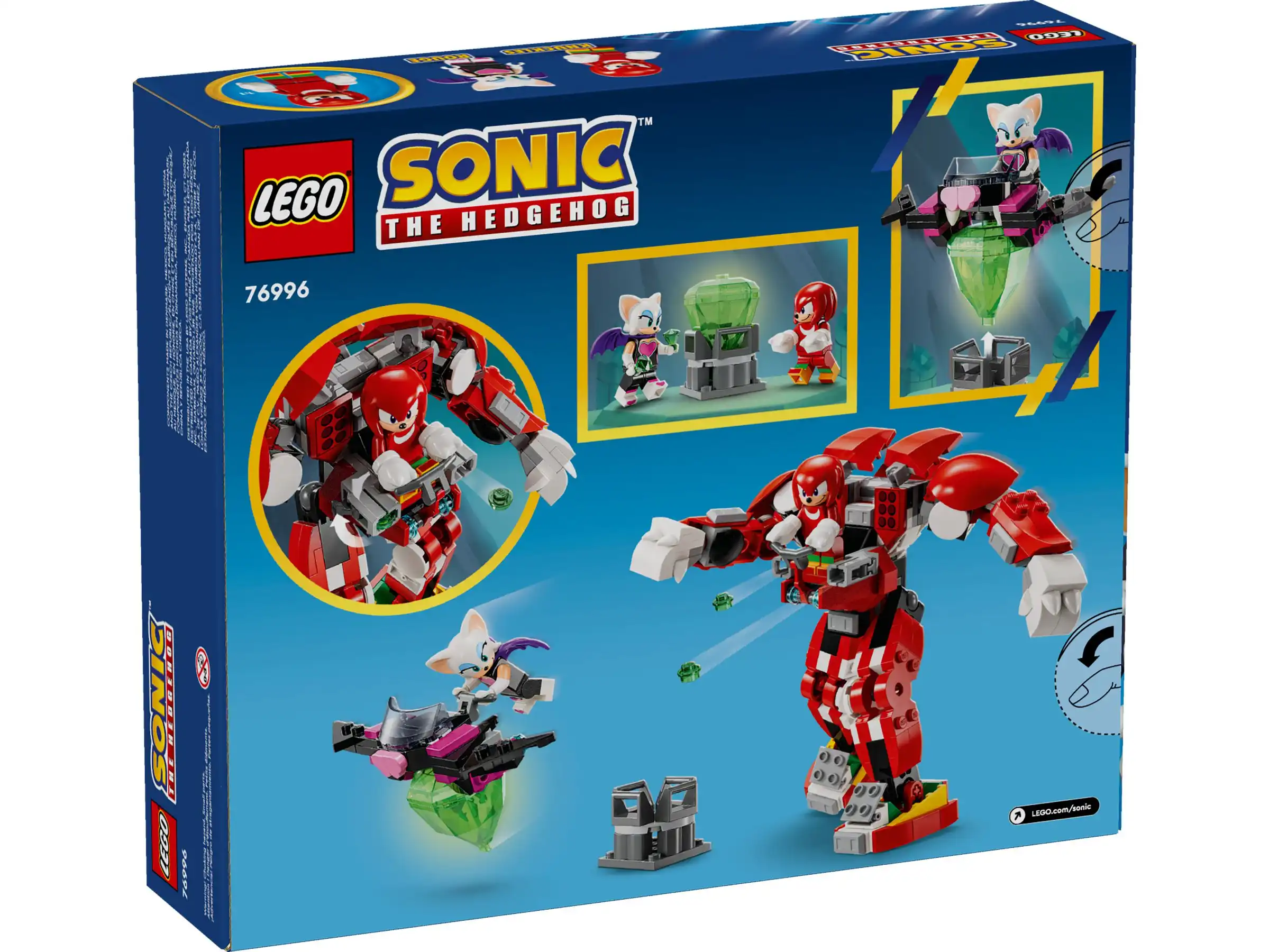 Zdjecie zestawu LEGO 76996 Sonic the Hedgehog Knuckles i mech-strażnik 2
